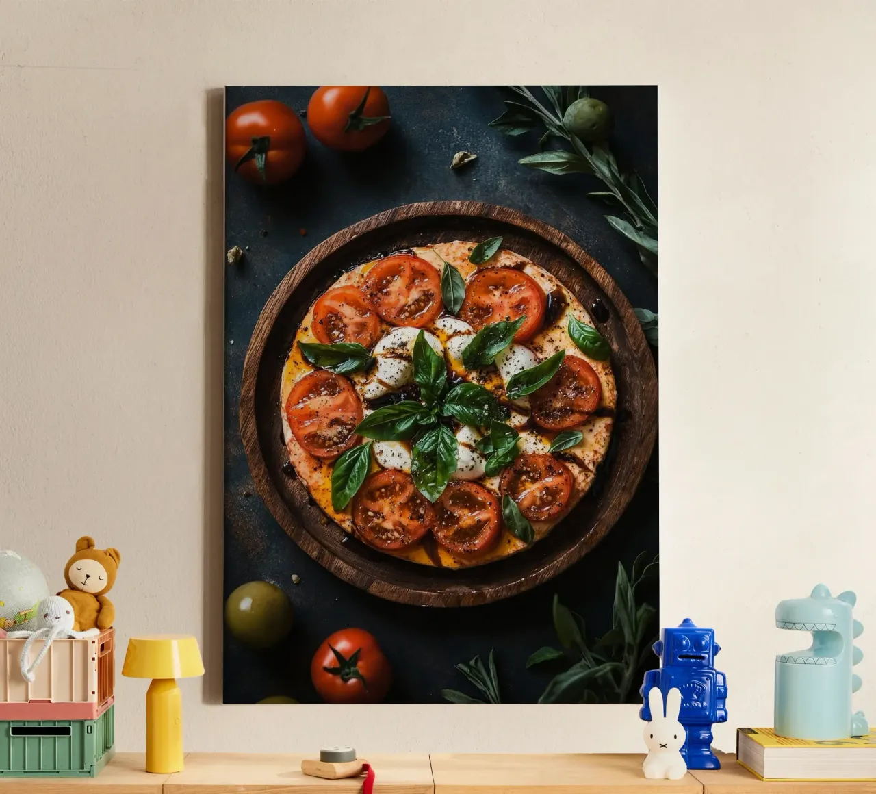 pizza tela con Cornice a cassetta da Luke Yaeger
