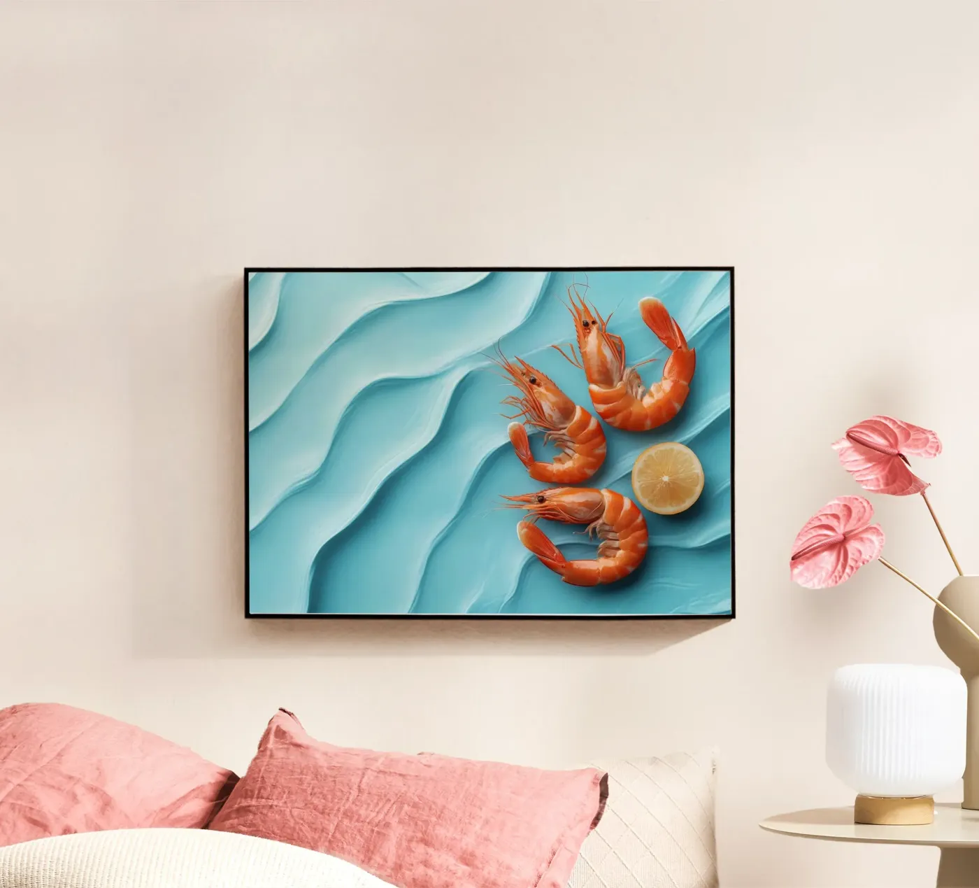 shrimp plexiglass da Luke Yaeger