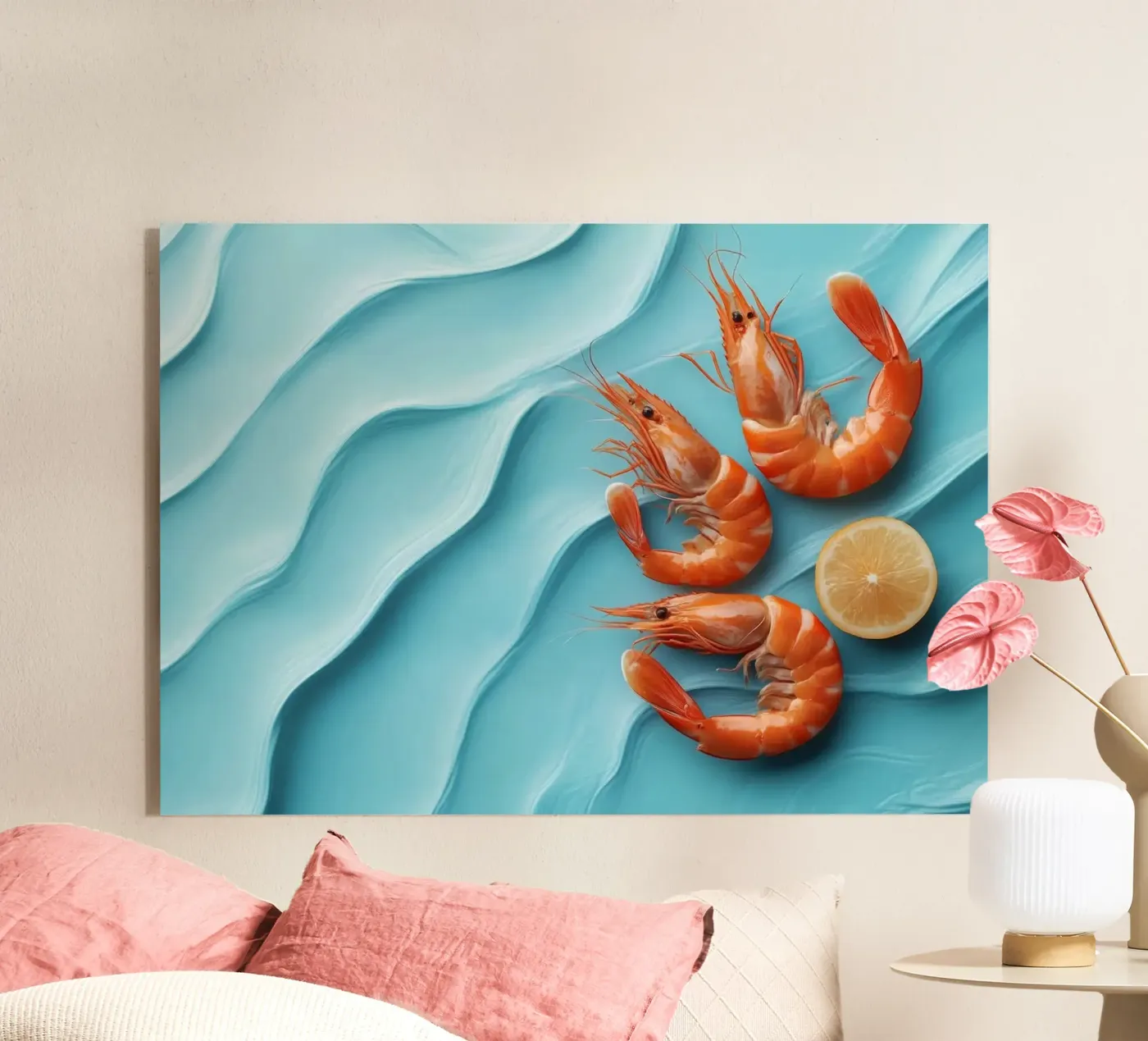 shrimp plexiglass da Luke Yaeger