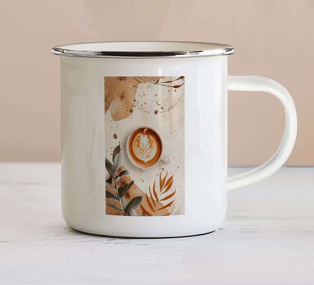 tazza da caffè tazza in smalto da Luke Yaeger