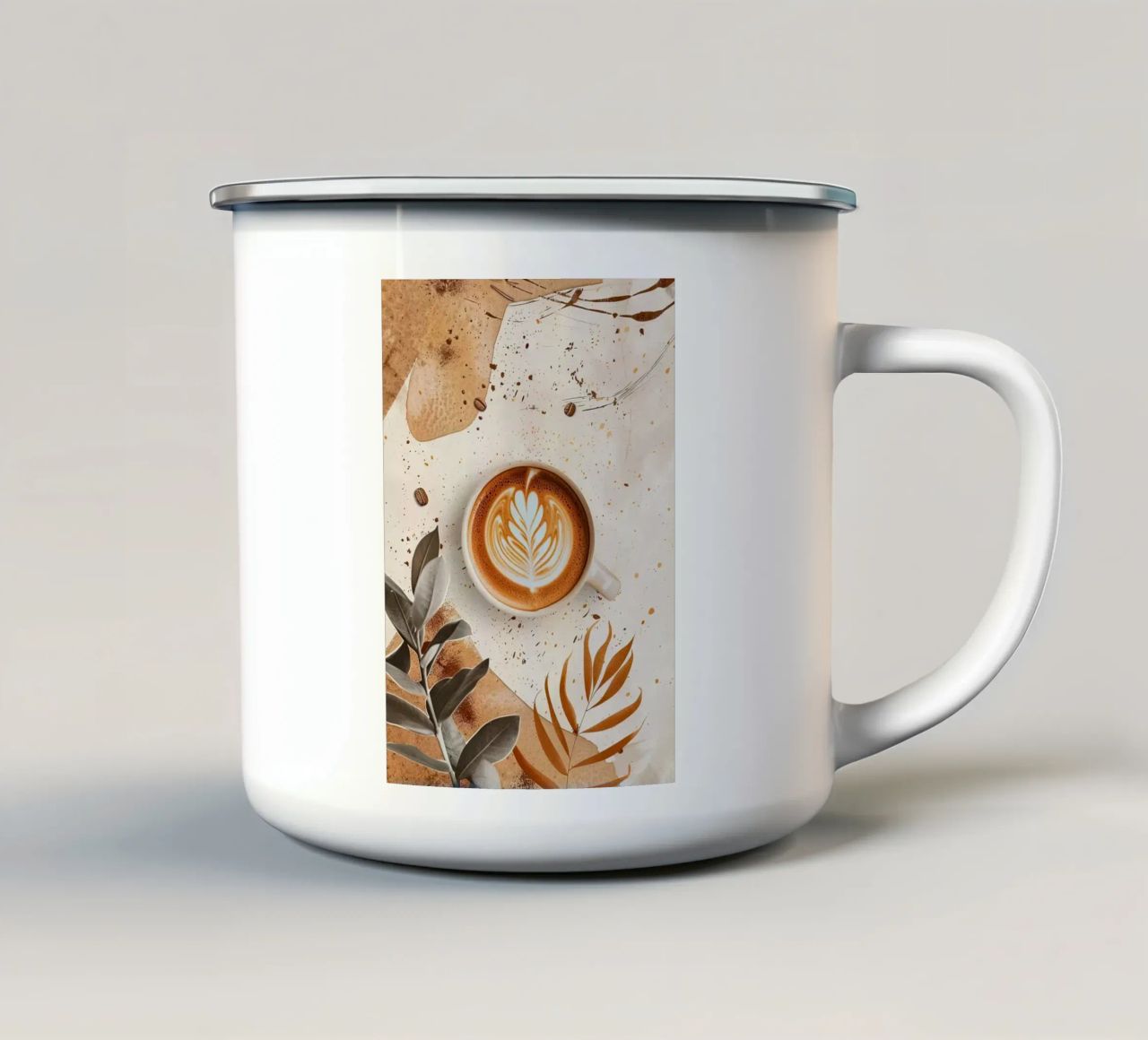 tazza da caffè tazza in smalto da Luke Yaeger