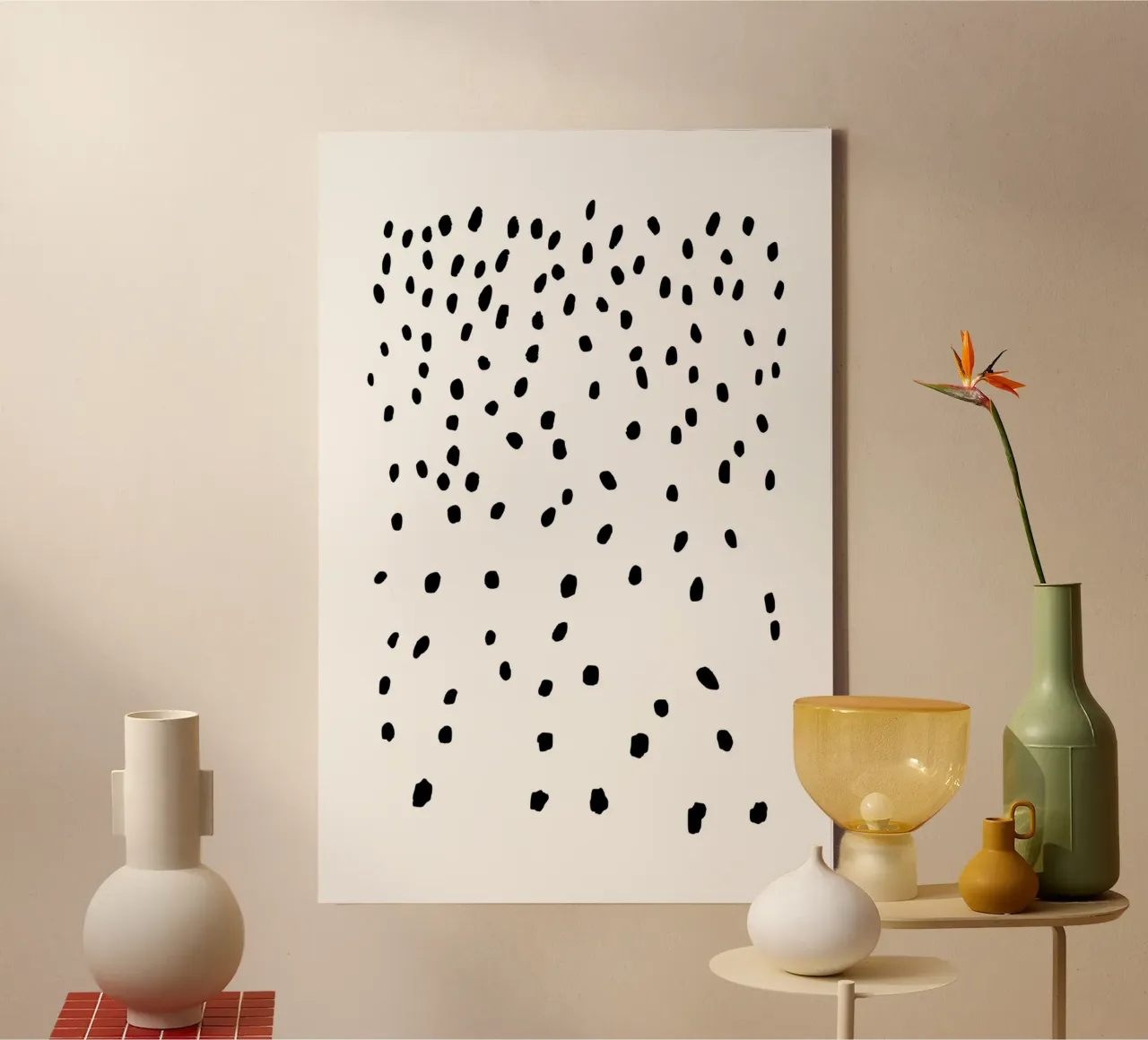Dots canvas by typostudio