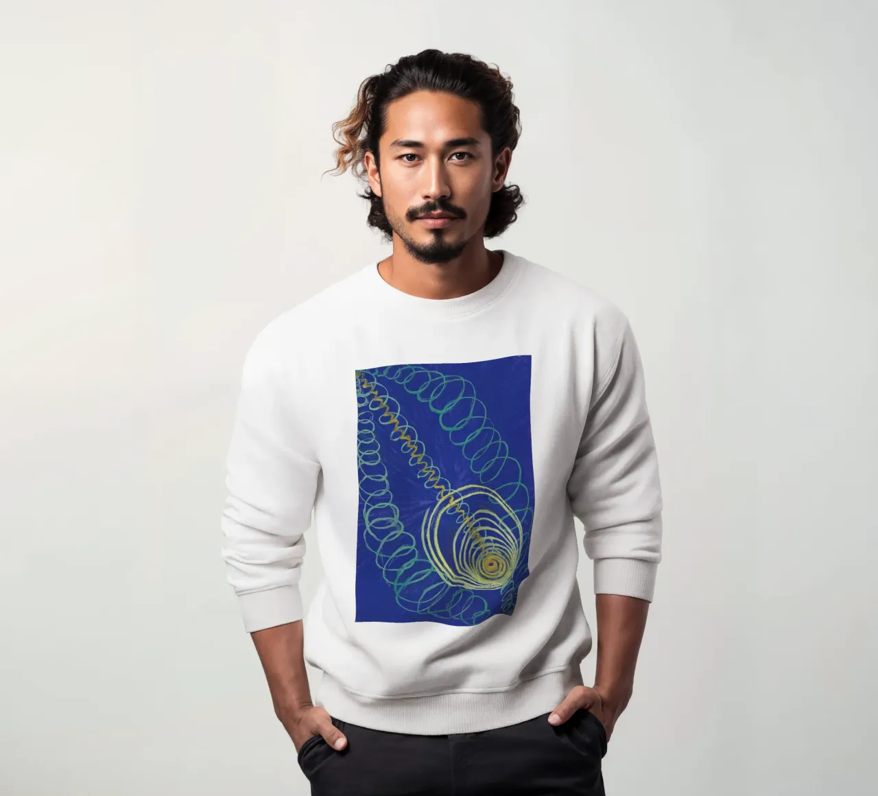 Hilma af Klint - Primordial Chaos, No. 16 III sweatshirt van Vintage by JUNIQE