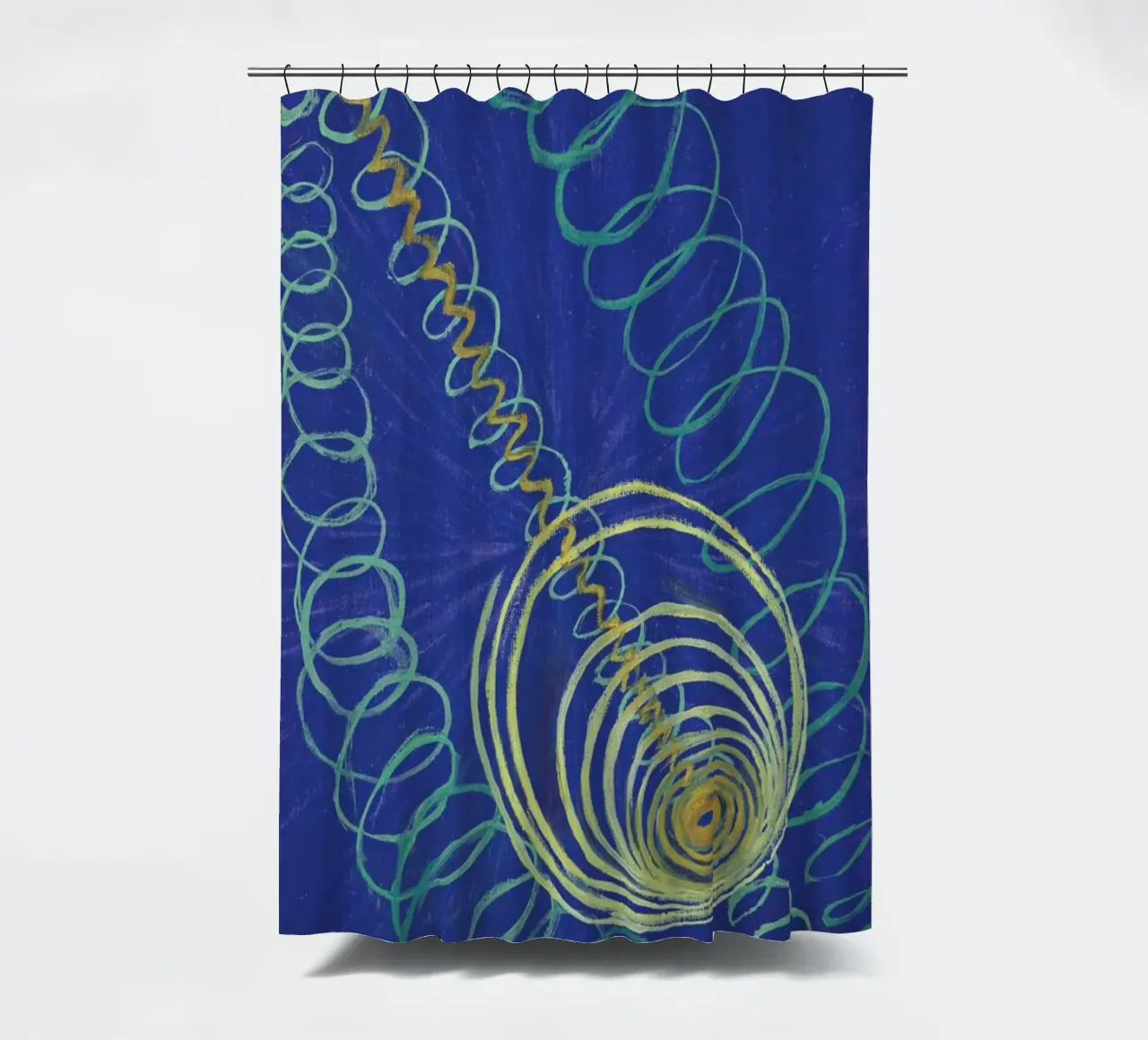 Hilma af Klint - Primordial Chaos, No. 16 III tenda da doccia da Vintage by JUNIQE