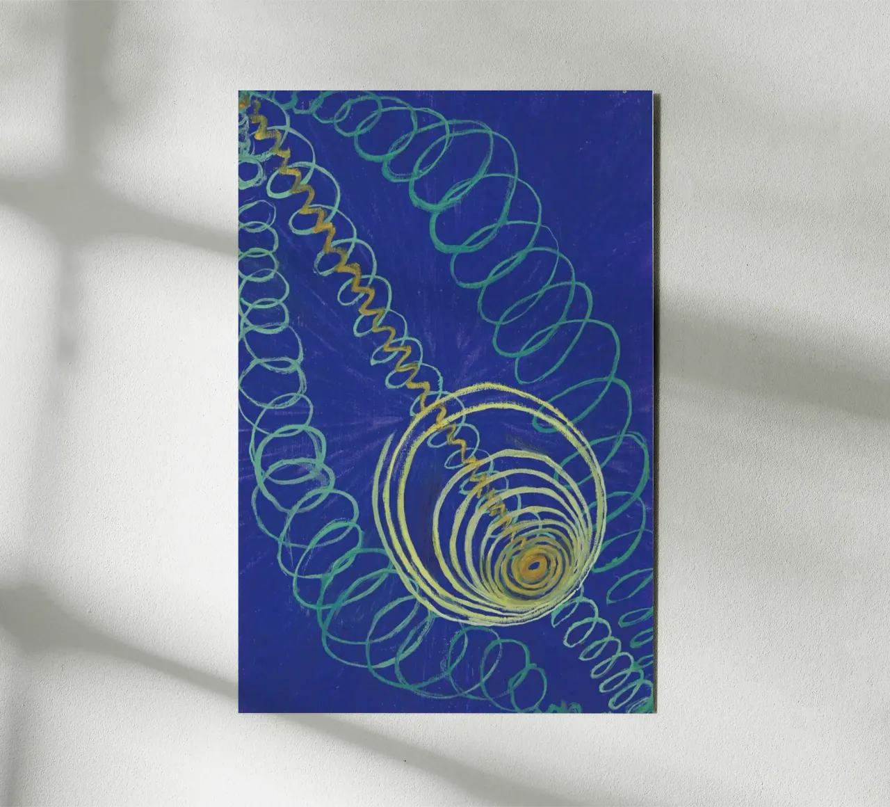 Hilma af Klint - Primordial Chaos, No. 16 III alluminio dibond da Vintage by JUNIQE