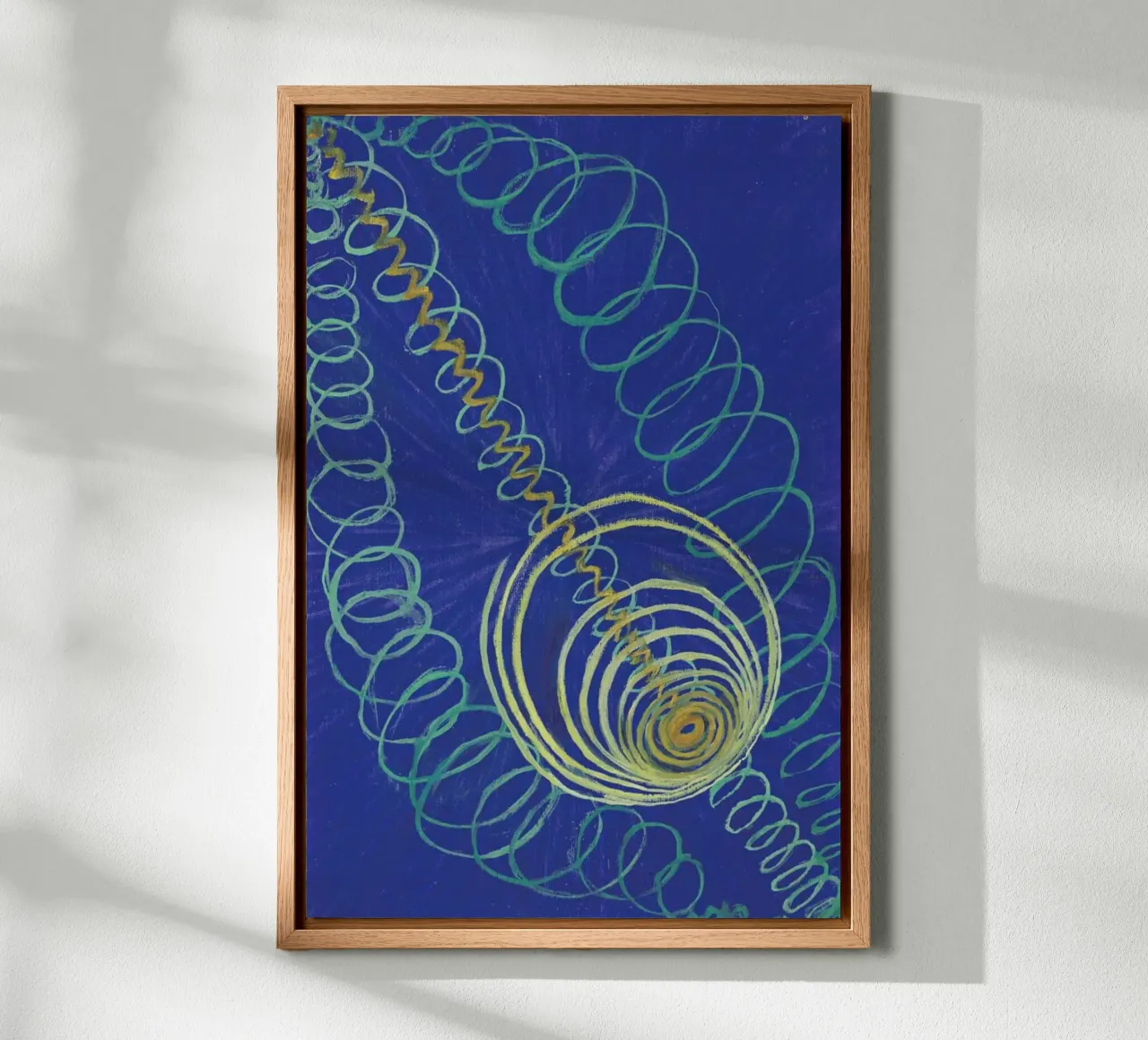 Hilma af Klint - Primordial Chaos, No. 16 III tela da Vintage by JUNIQE