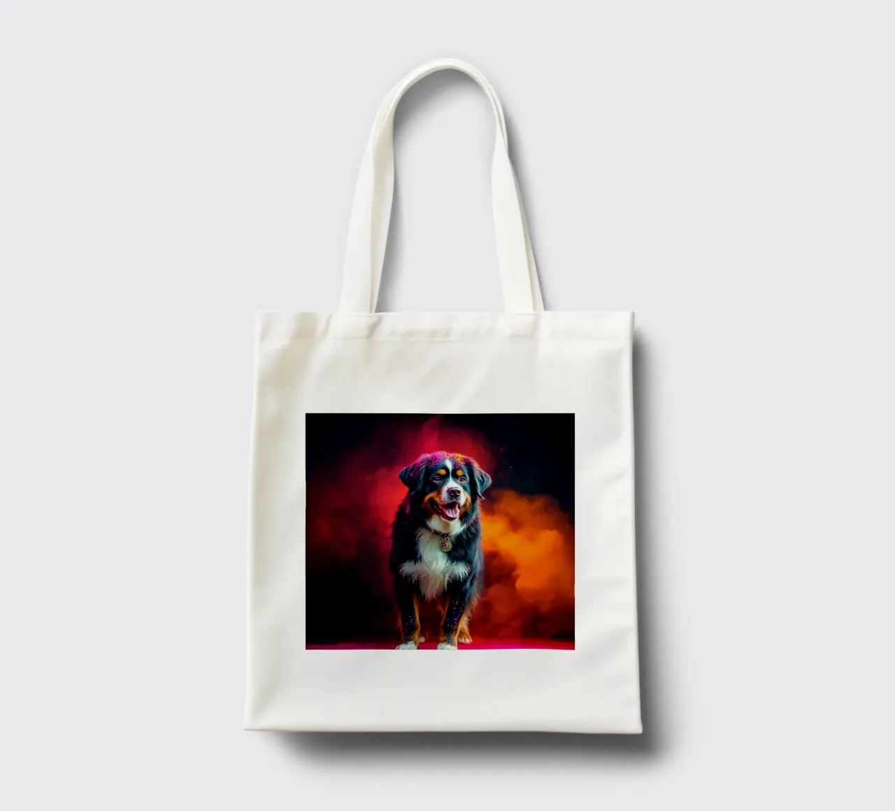 Le bouvier bernois coloré #196 tote bag de Yumis.Beargang.and.Me
