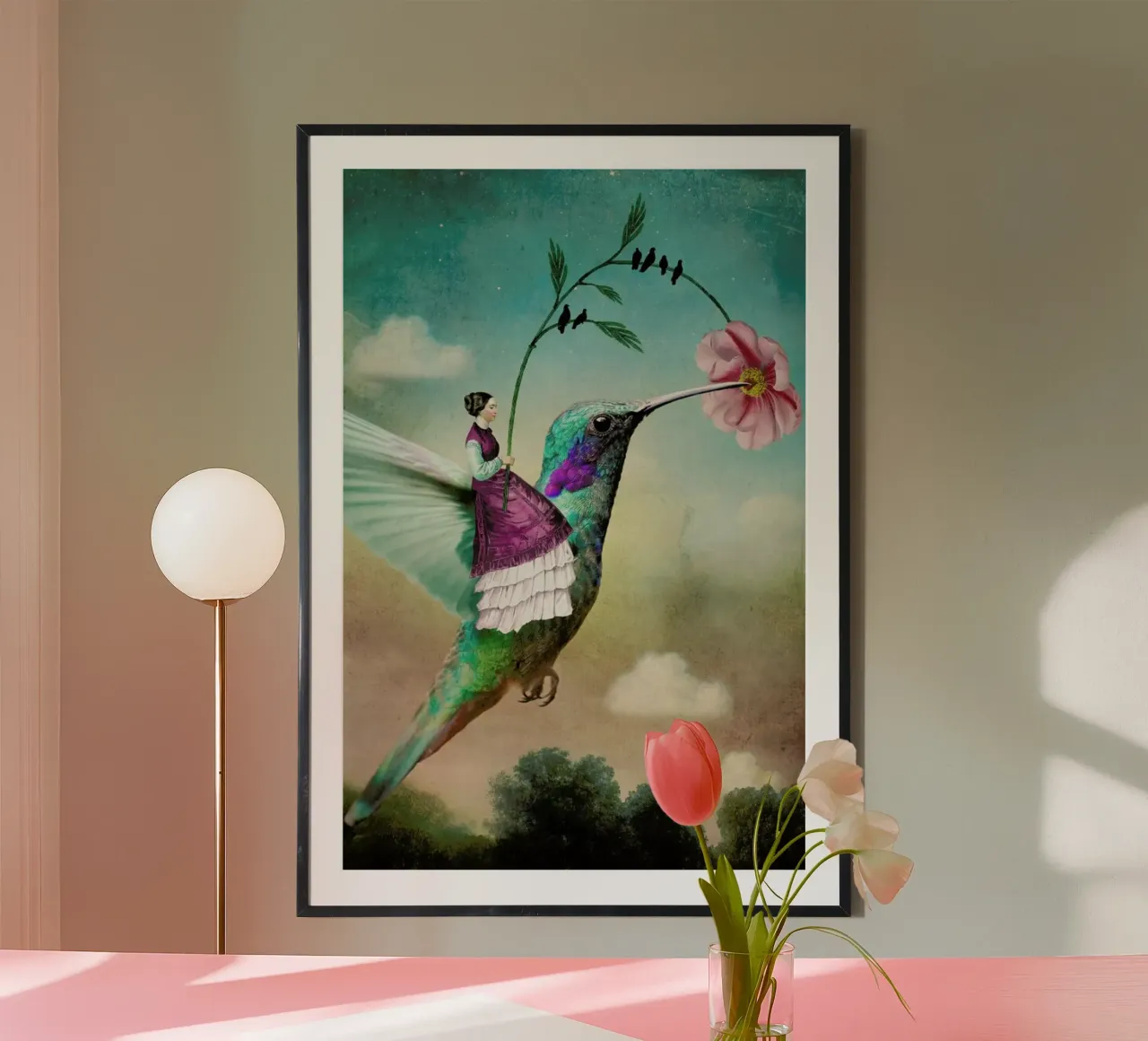 6 of Wands carta hahnemühle da Catrin Welz-Stein