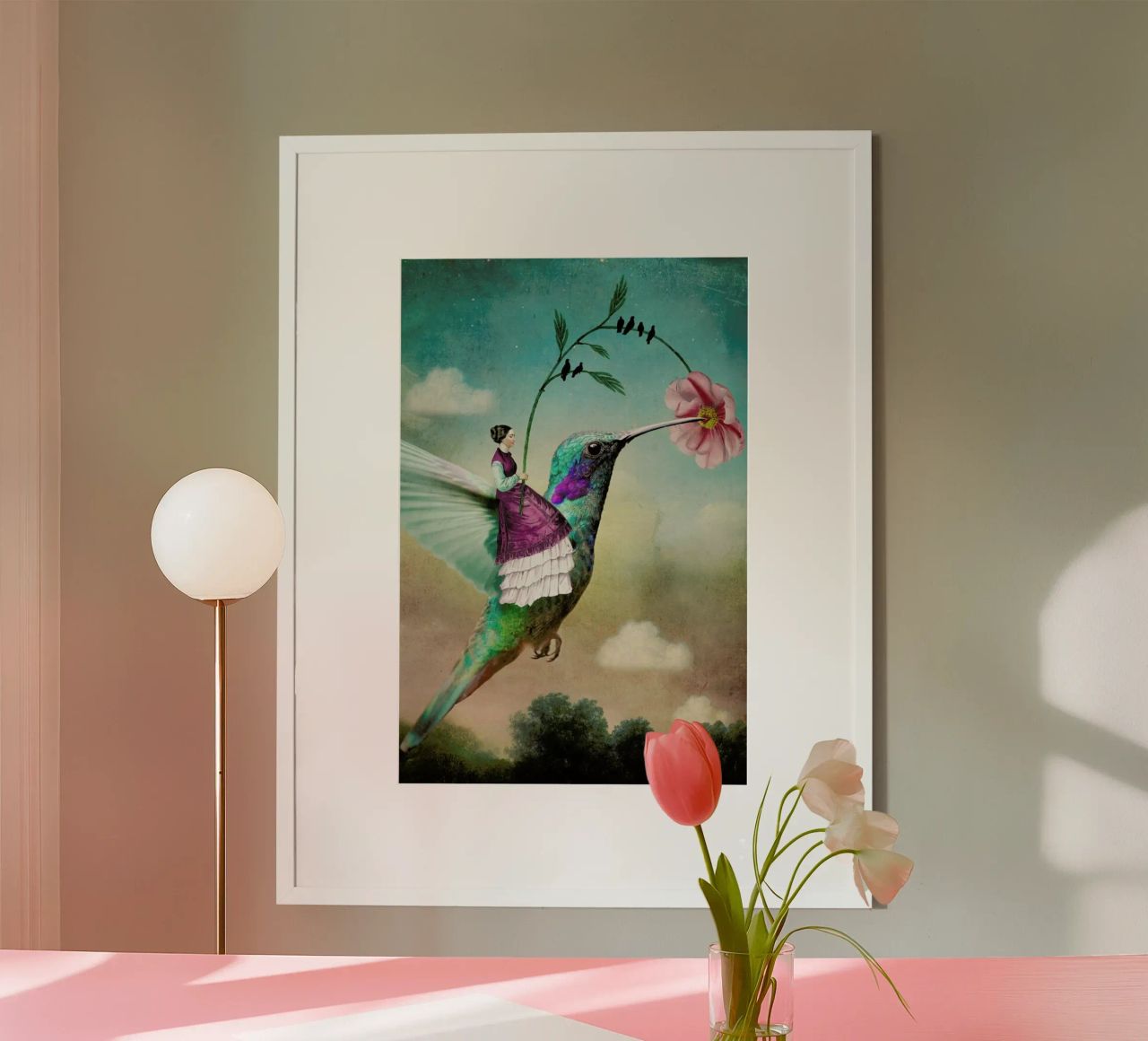 6 of Wands poster by Catrin Welz-Stein