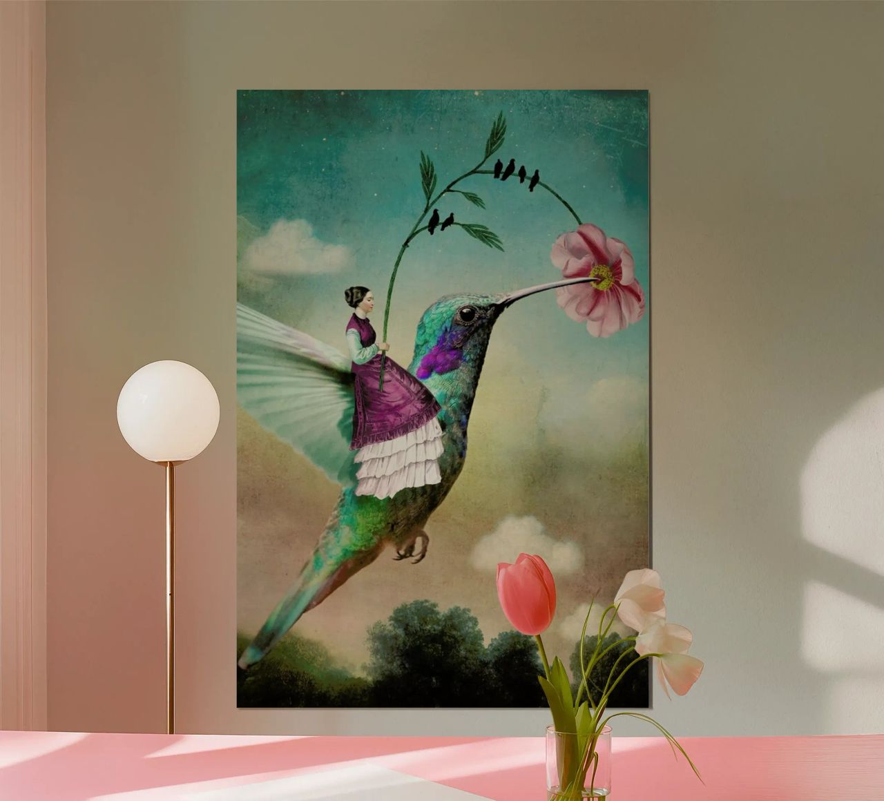 6 of Wands poster by Catrin Welz-Stein