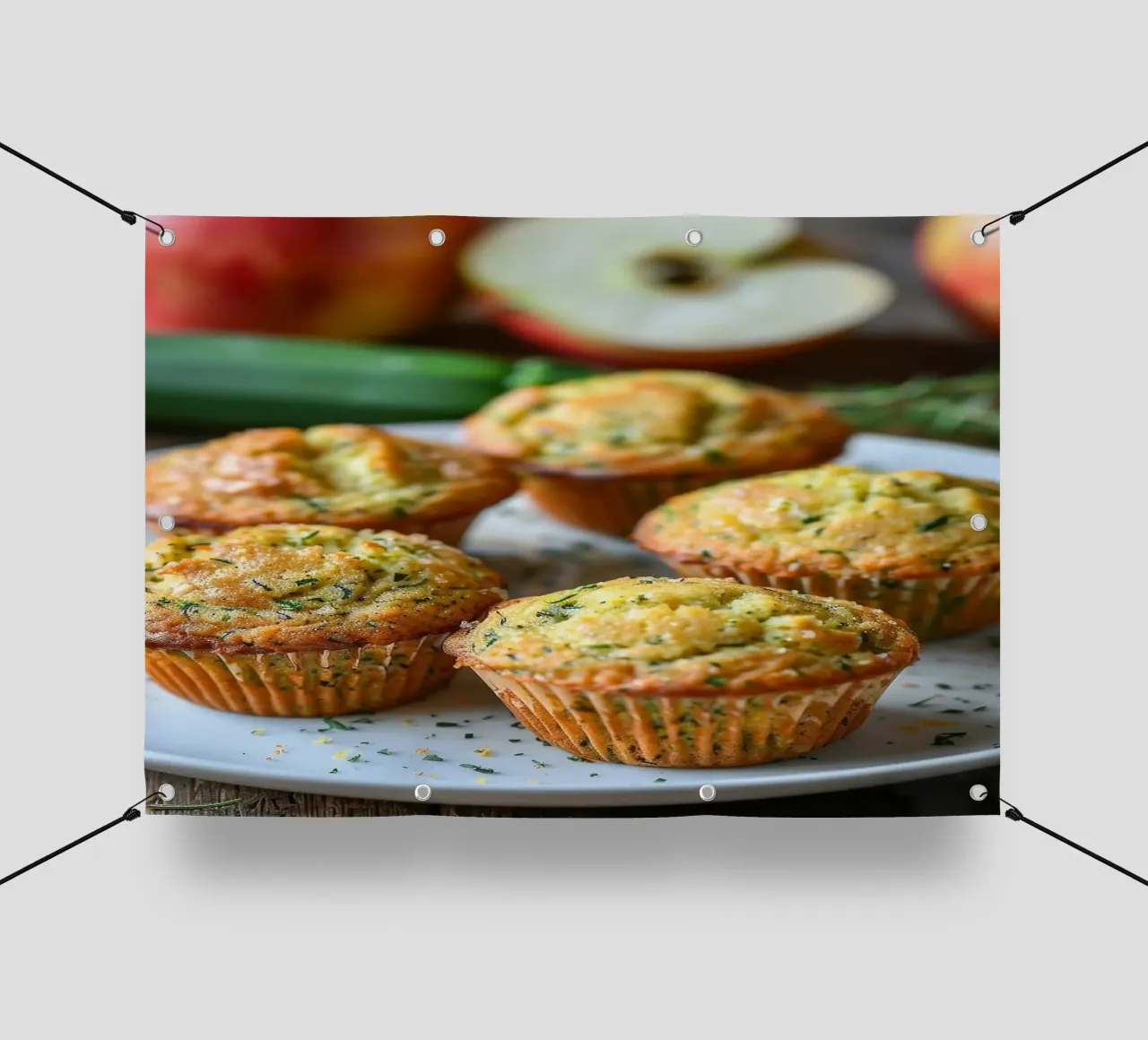 muffin telo in pvc da Luke Yaeger