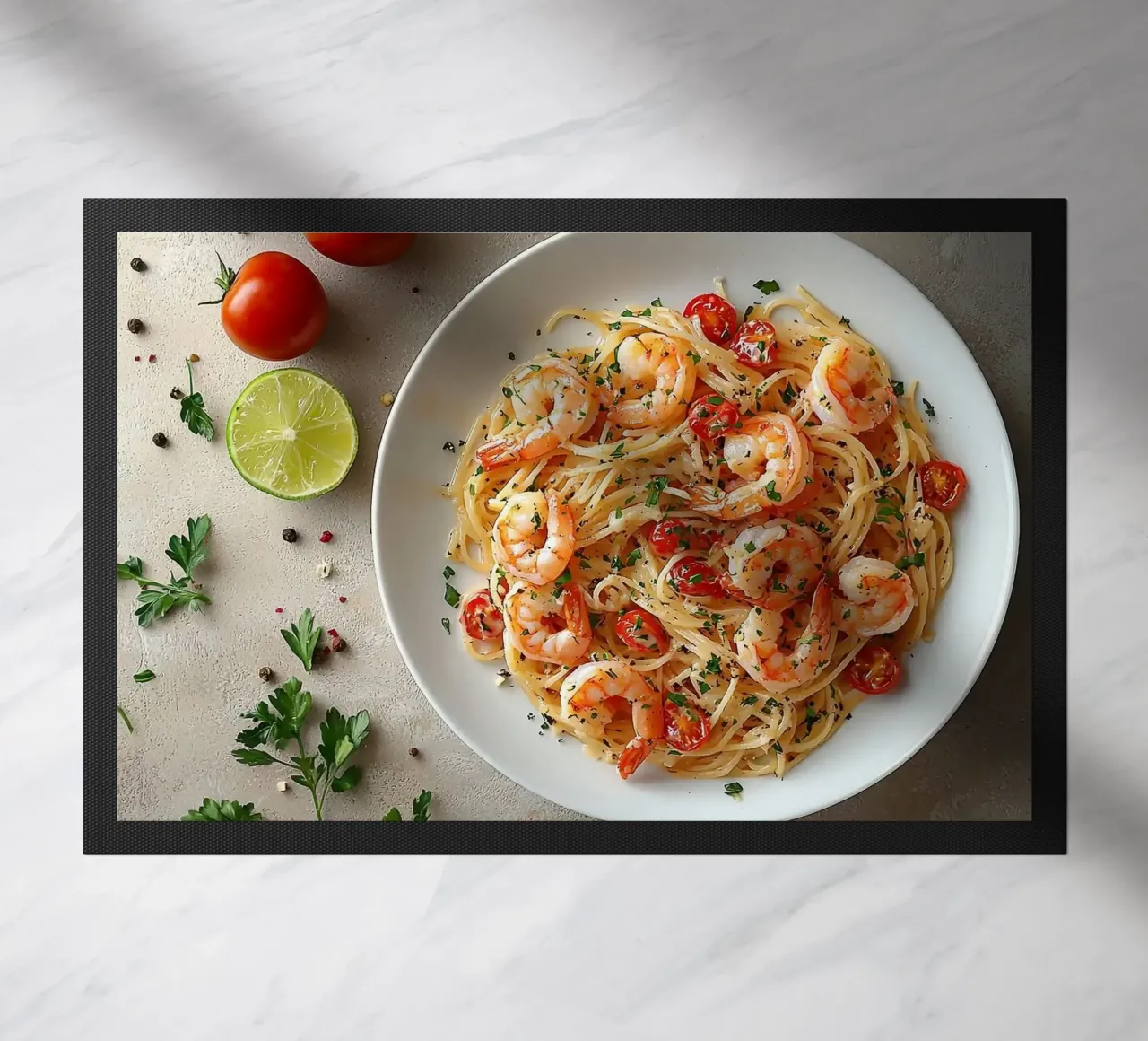 pasta ai gamberetti zerbino da Luke Yaeger