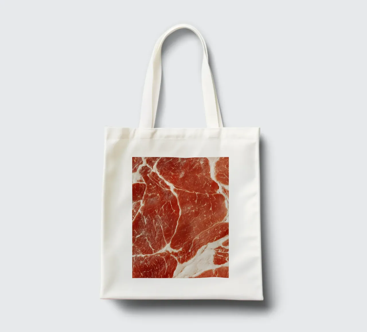 manzo crudo borsa in juta da Luke Yaeger