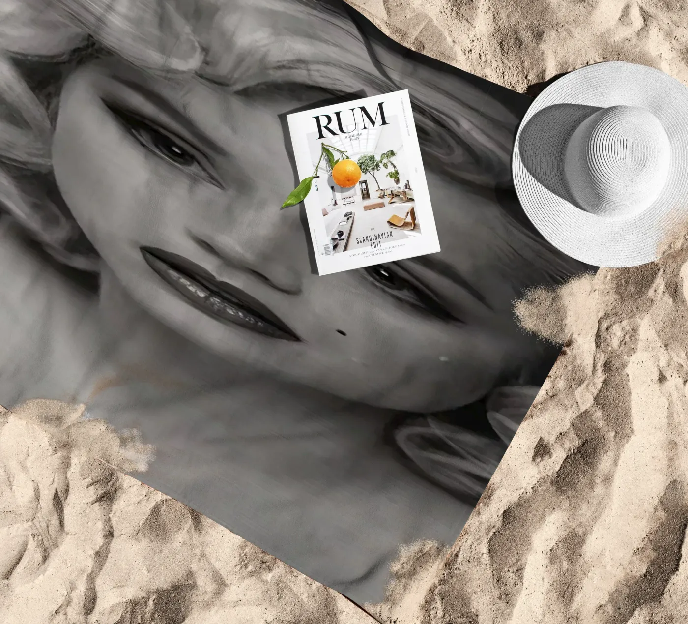 Blonde serviette de plage de Danielshop