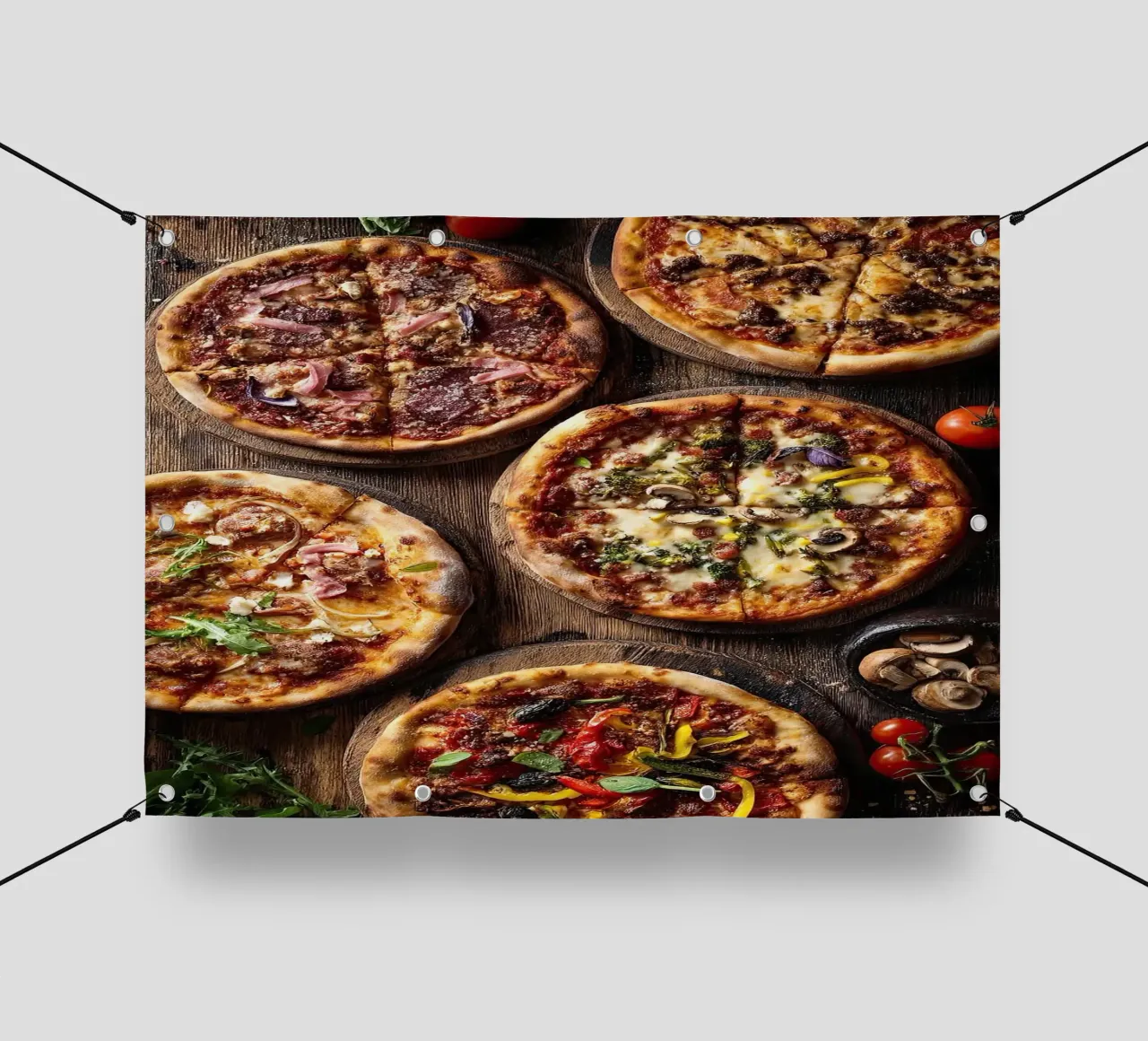 pizza telo in pvc da Luke Yaeger