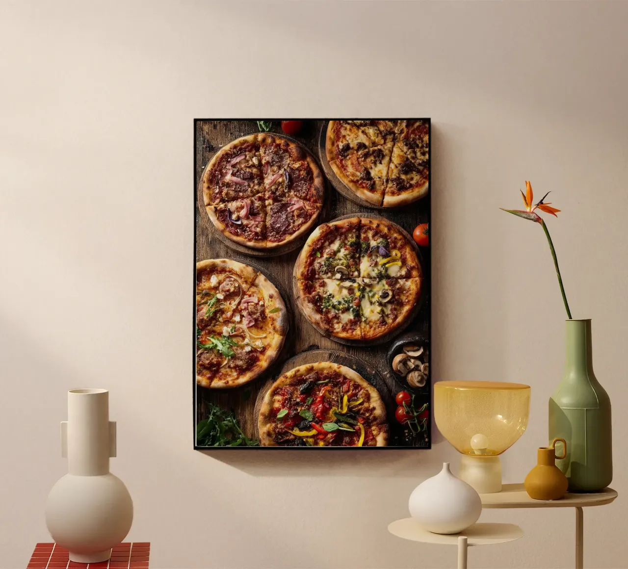 pizza plexiglass da Luke Yaeger