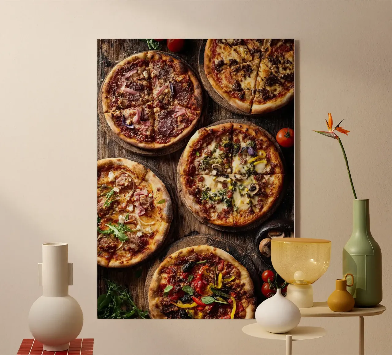 pizza plexiglass da Luke Yaeger