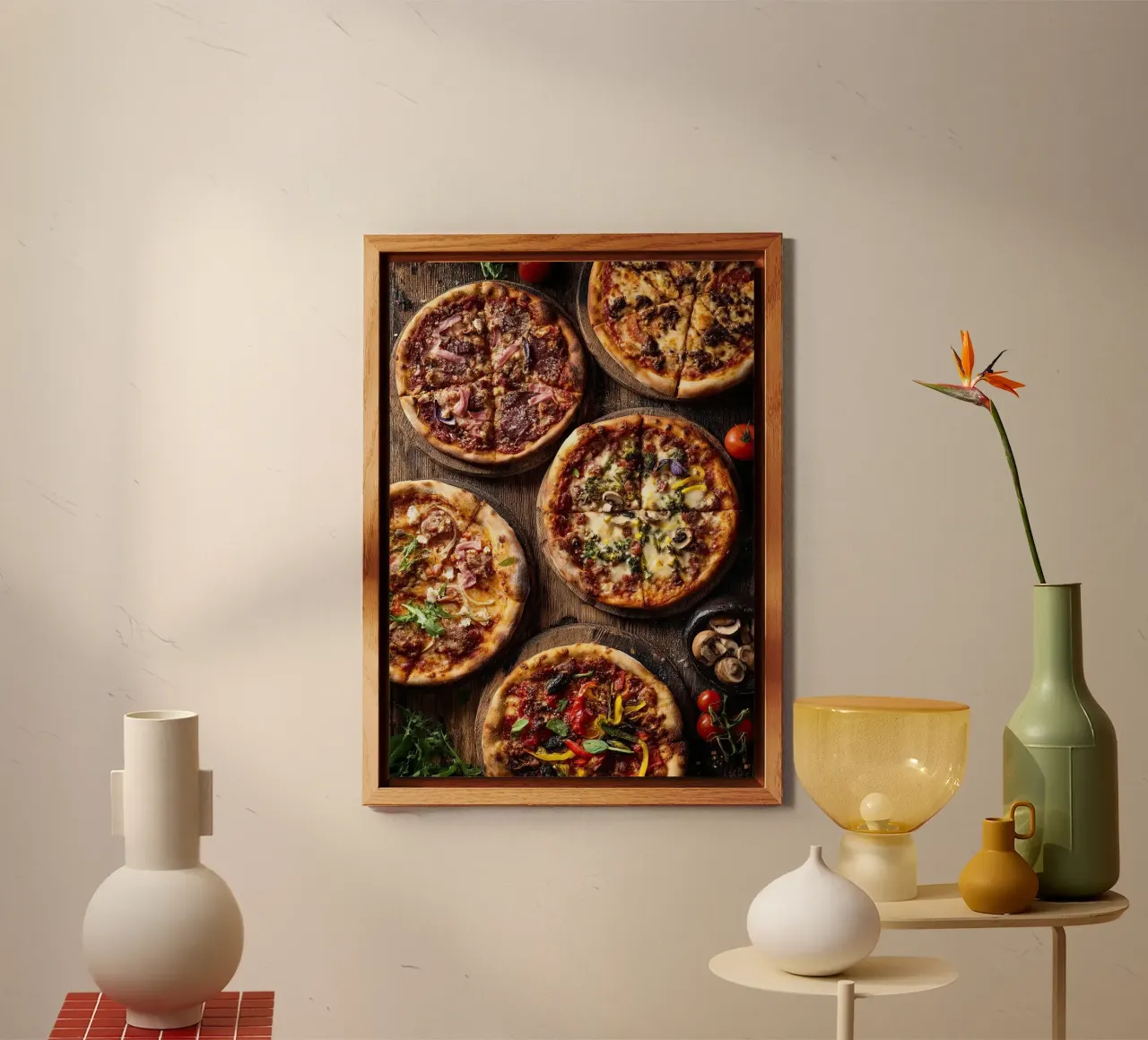 pizza alluminio dibond da Luke Yaeger