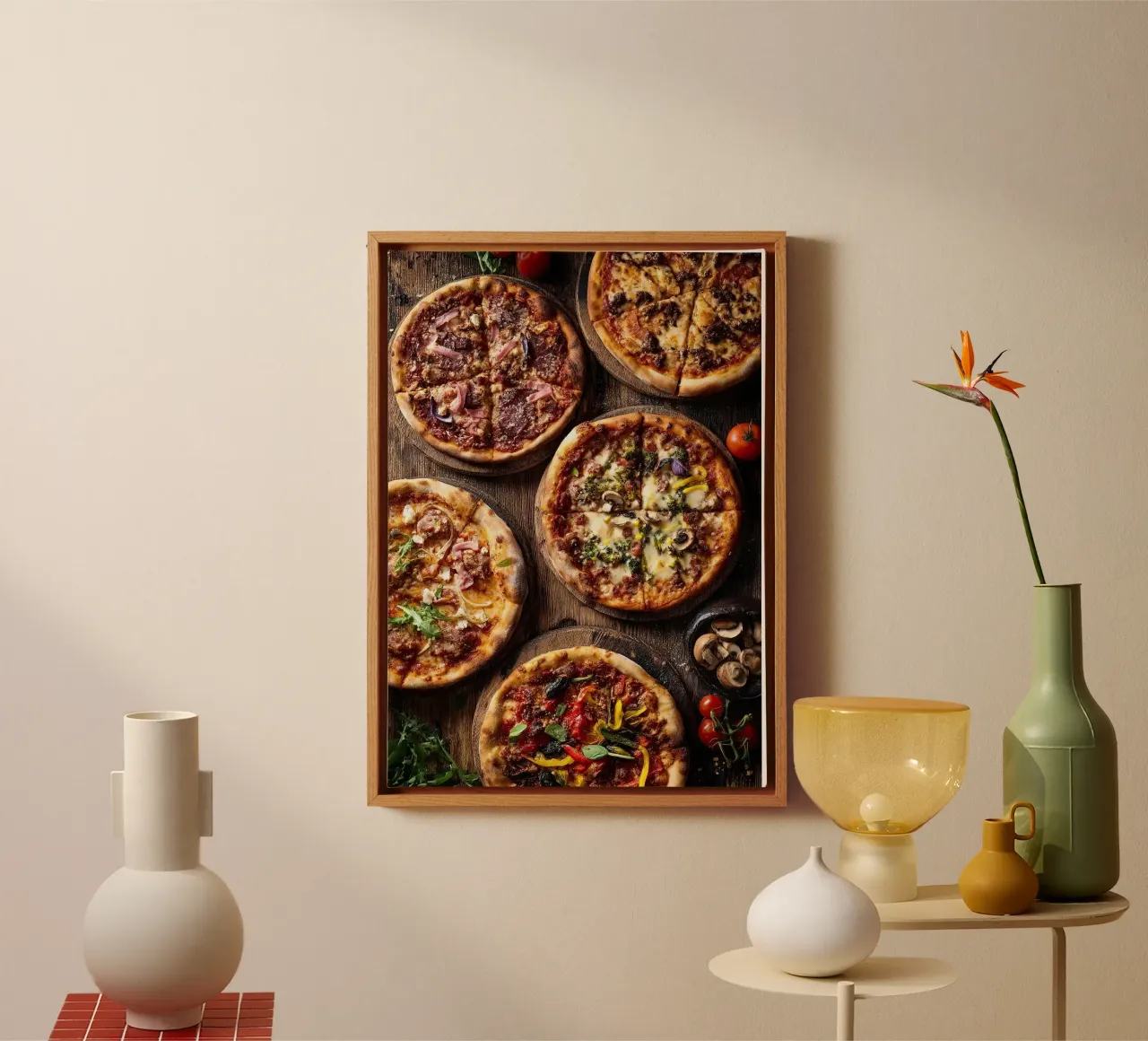 pizza canvas by Luke Yaeger