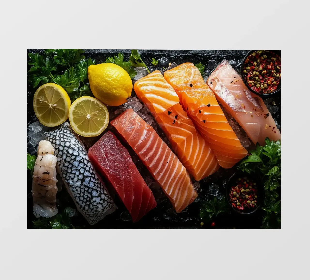 salmone limone telo in pvc da Luke Yaeger
