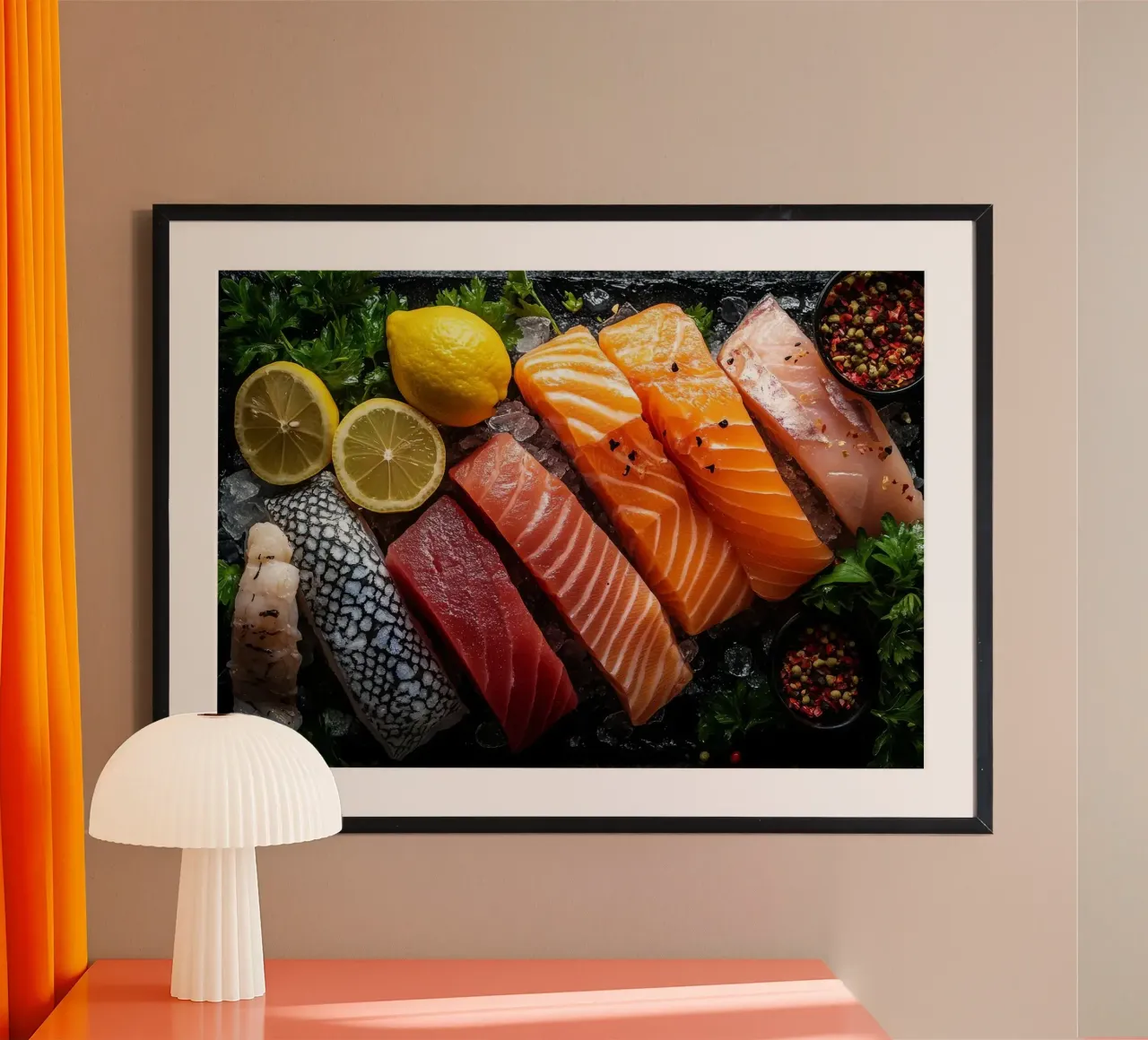 salmone limone carta hahnemühle da Luke Yaeger