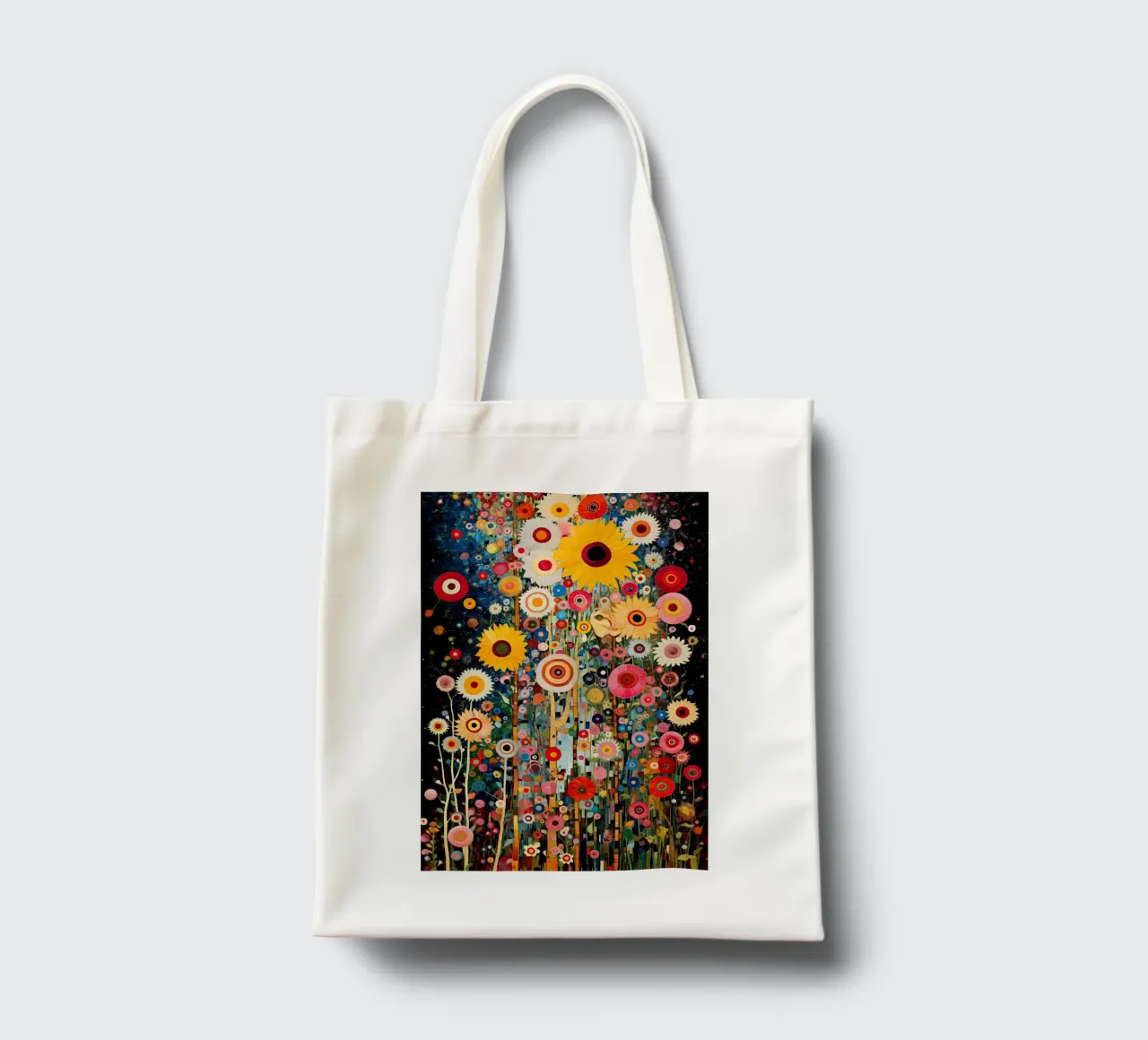 Esplosione di fiori borsa in juta da Imagine