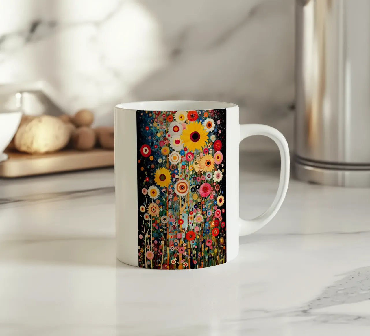 Esplosione di fiori tazza in ceramica da Imagine