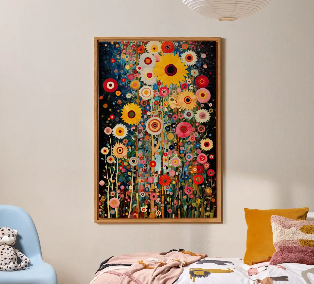 Esplosione di fiori alluminio dibond da Imagine
