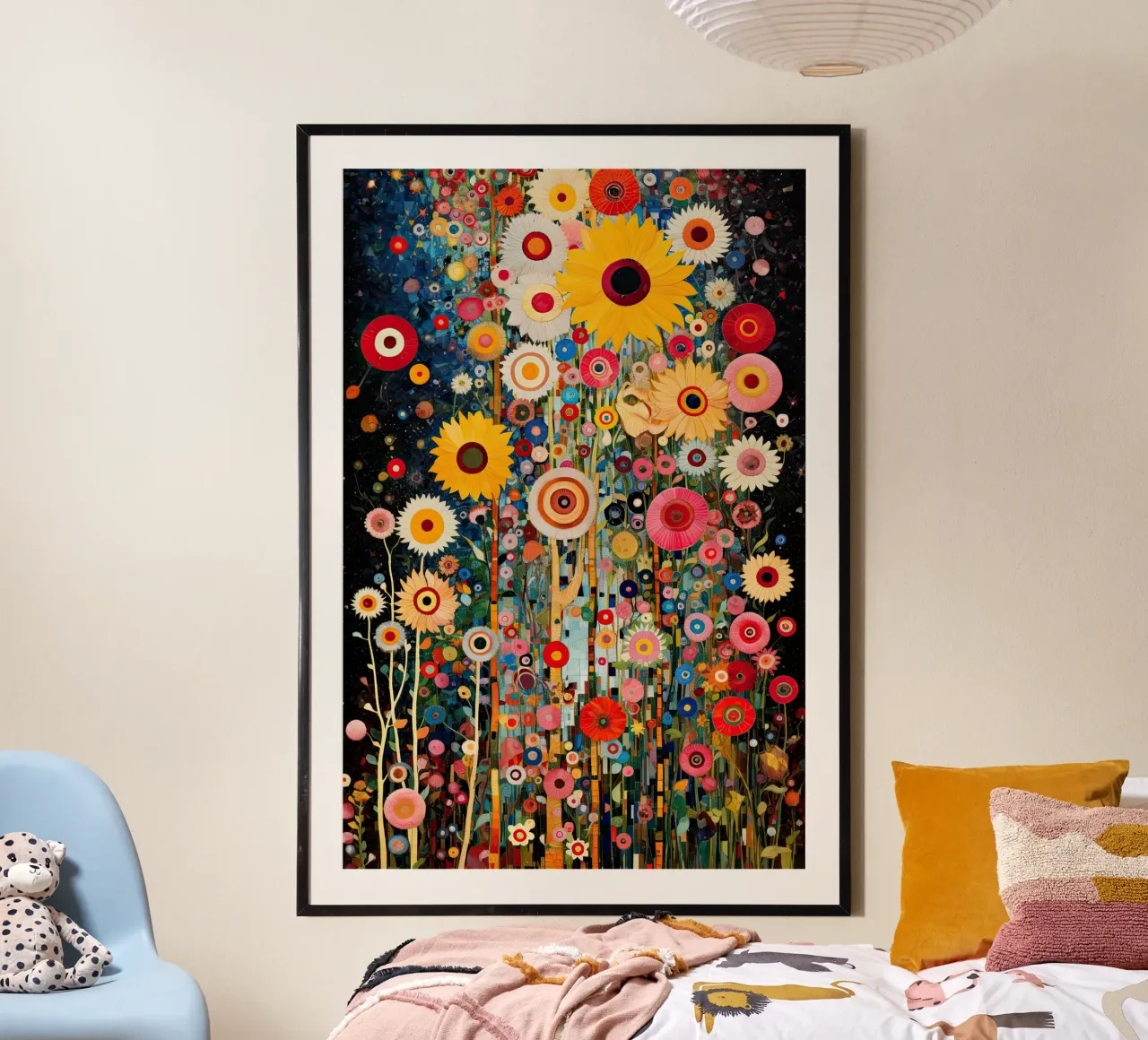 Esplosione di fiori carta hahnemühle da Imagine