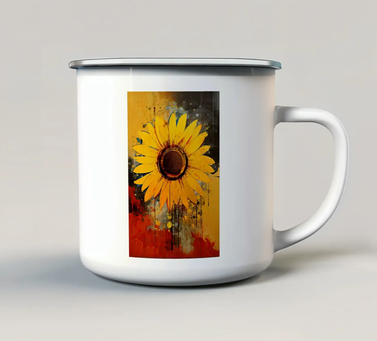 Arte da parete di Imagine tazza in smalto da Imagine