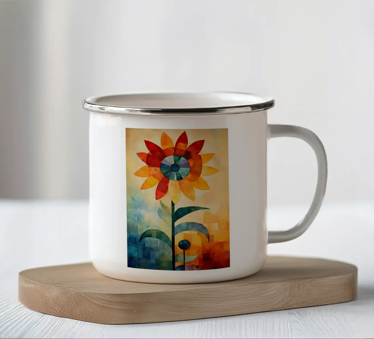 Arte da parete di Imagine tazza in smalto da Imagine