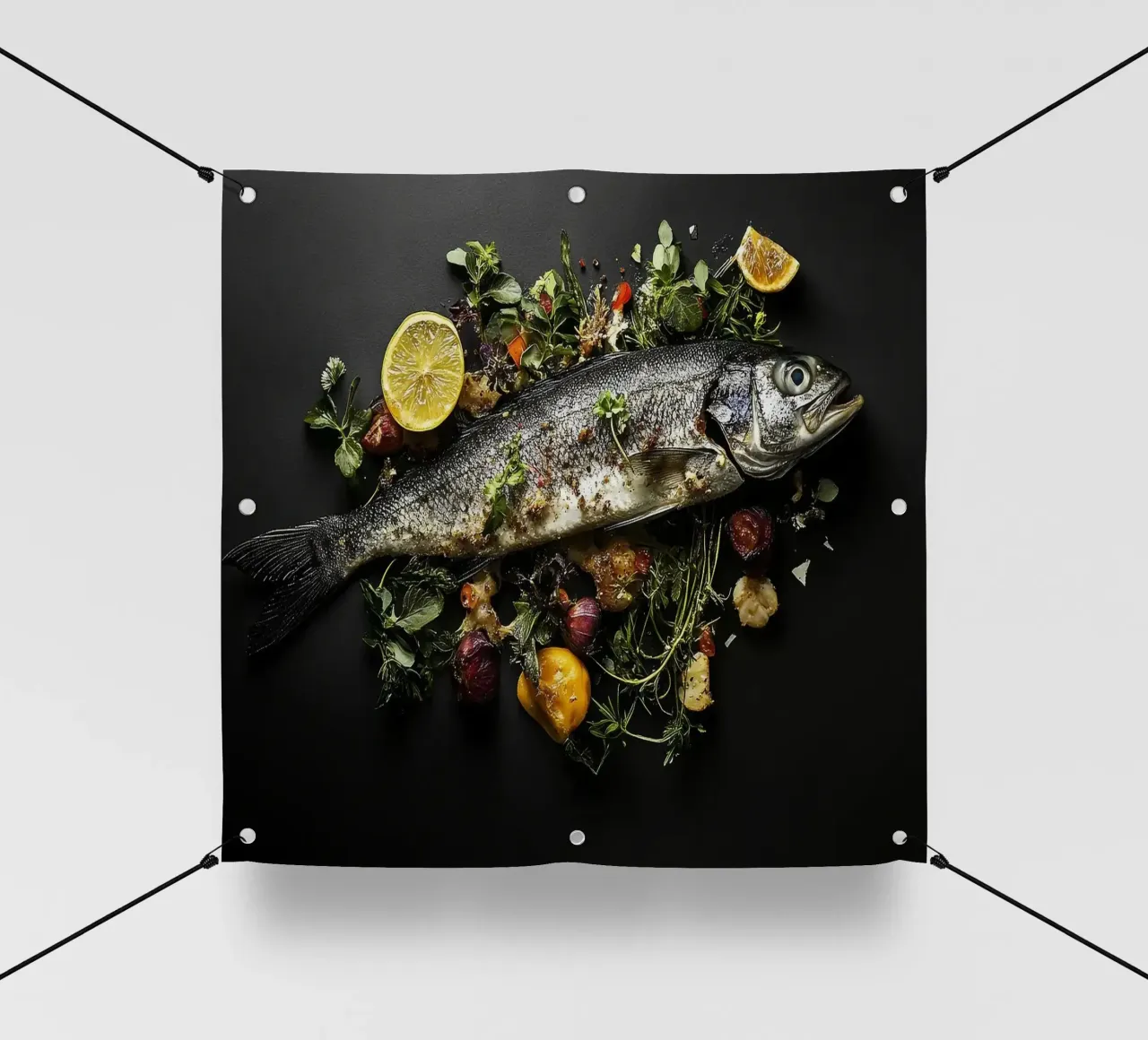 pesce telo in pvc da Luke Yaeger