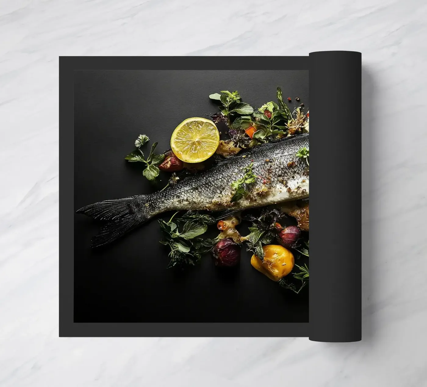 fish doormat by Luke Yaeger