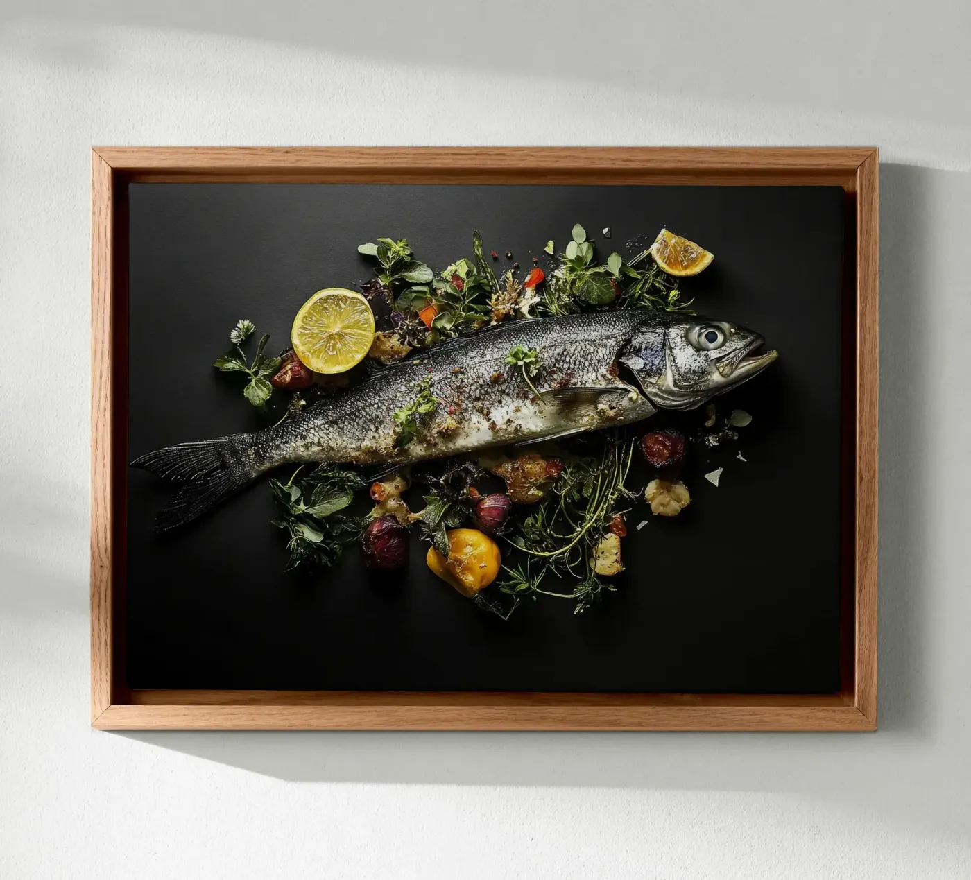 fish canvas by Luke Yaeger