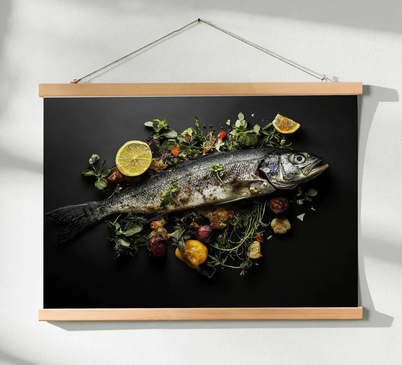 fish poster by Luke Yaeger