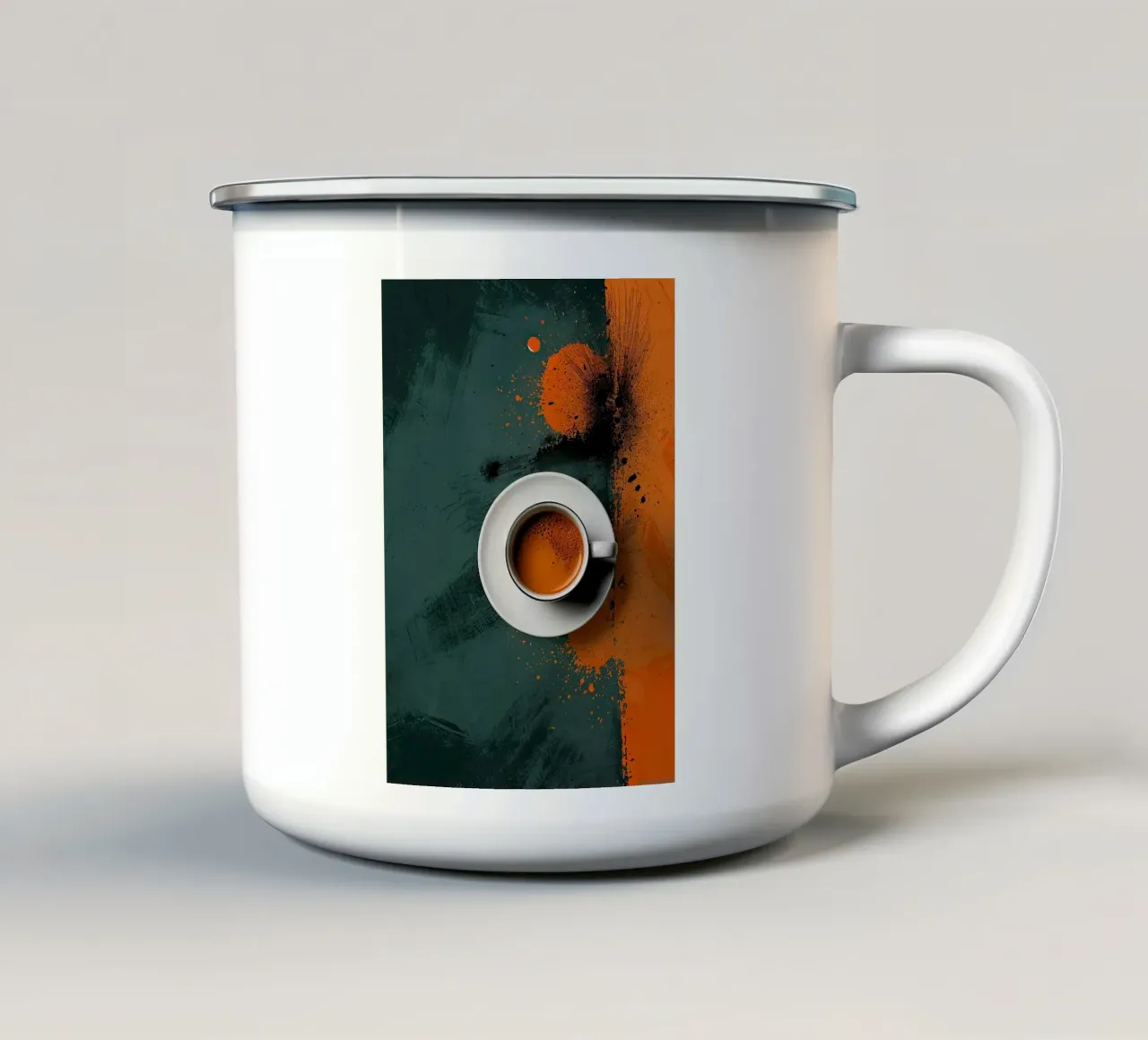 tazza da caffè tazza in smalto da Luke Yaeger