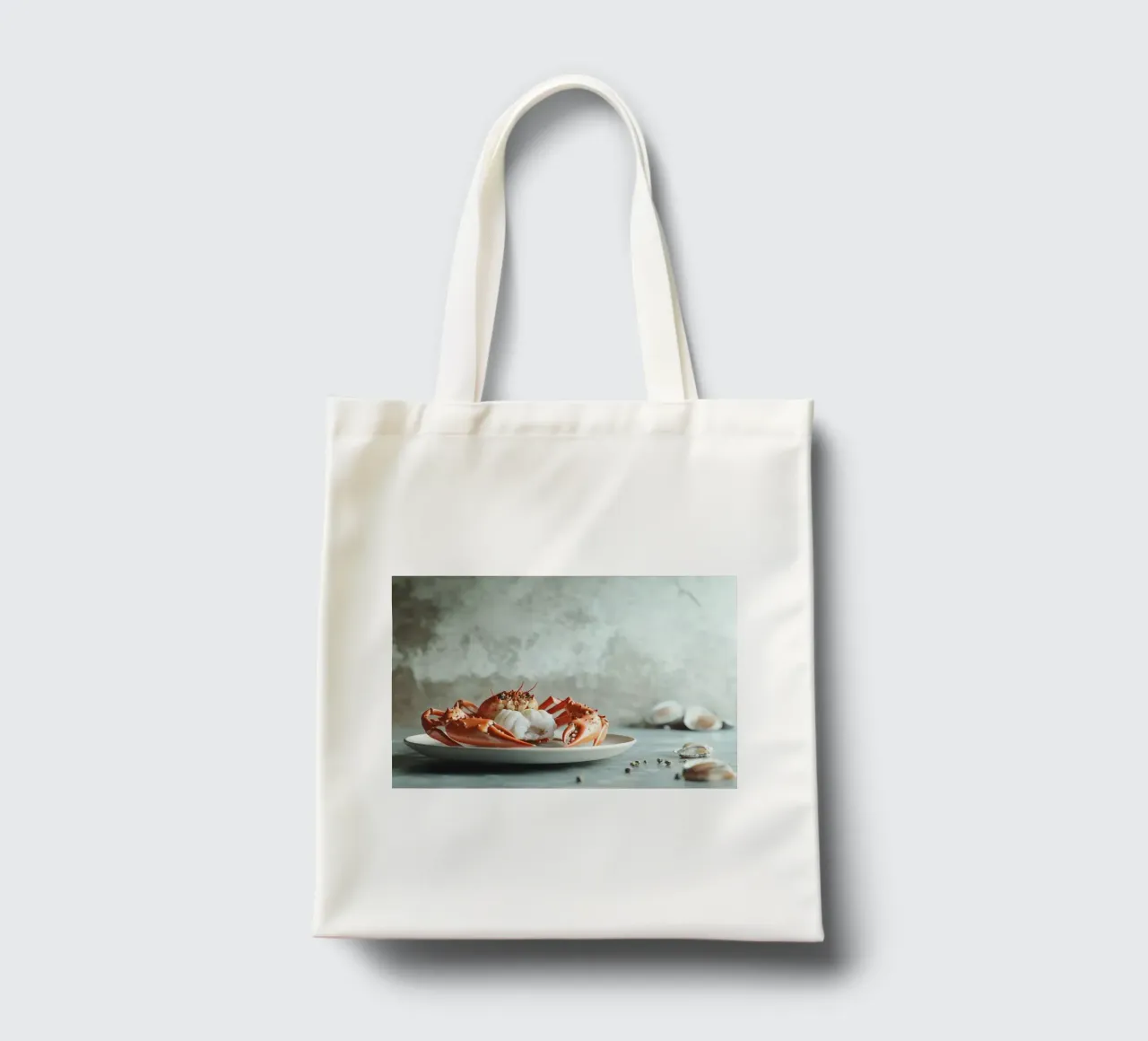 granchio borsa in juta da Luke Yaeger