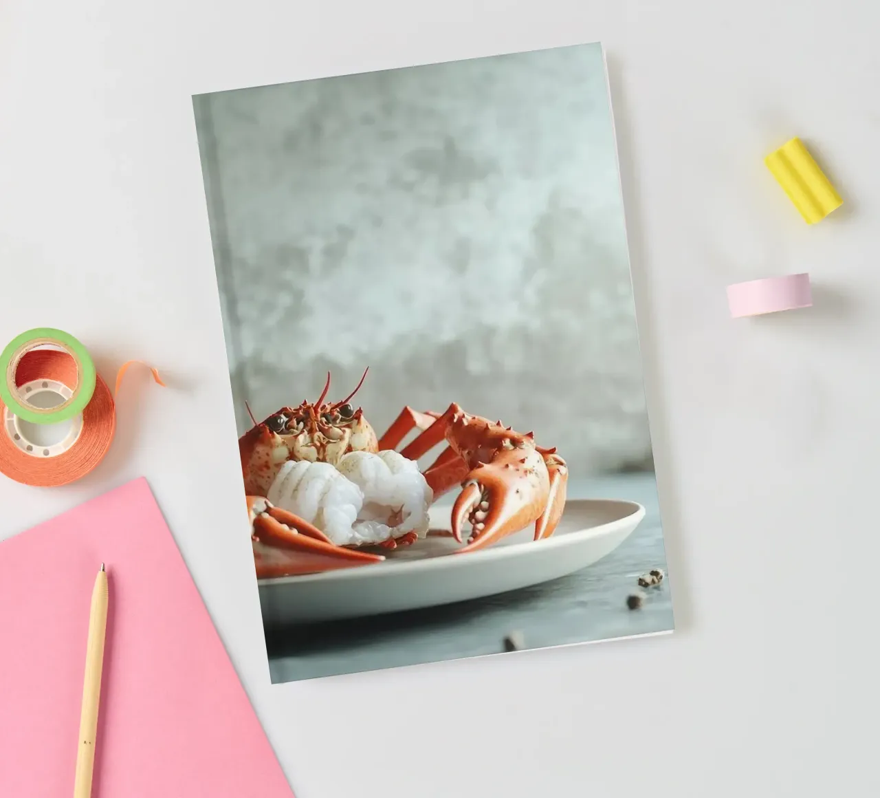 crab notebook by Luke Yaeger