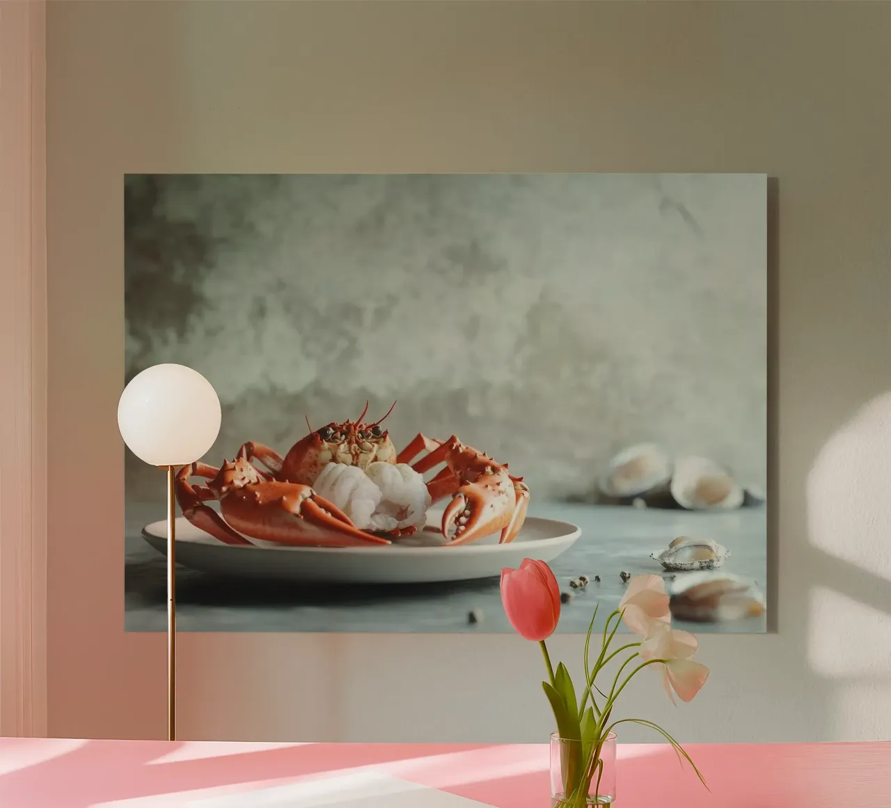 granchio plexiglass da Luke Yaeger