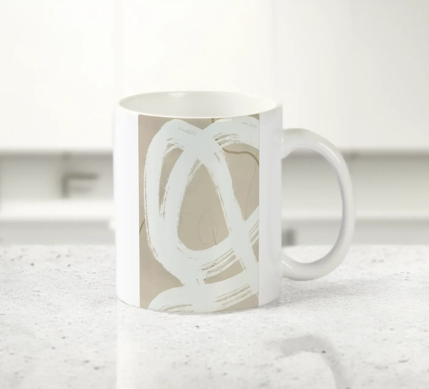 Kneeling ceramic mug by Graphite