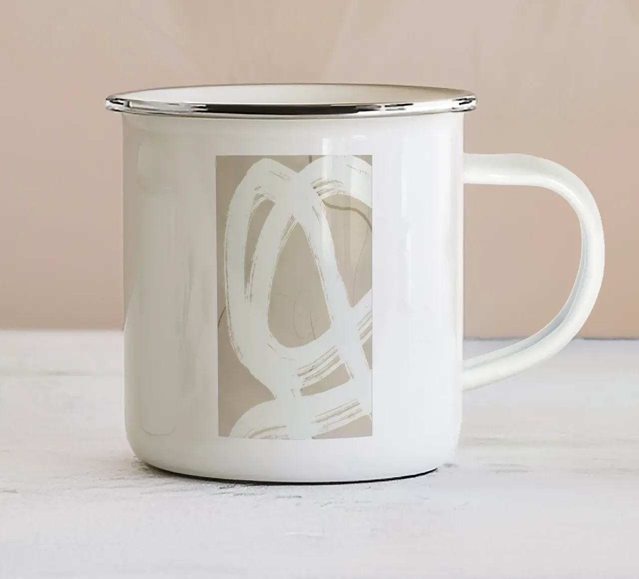 Kneeling tazza in smalto da Graphite