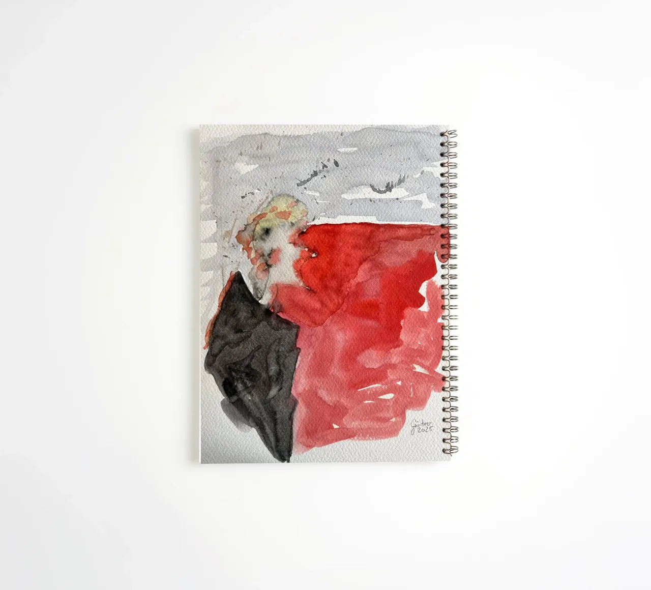 Cross section - A watercolour art print spiral notebook by Leonhard Guertner ART