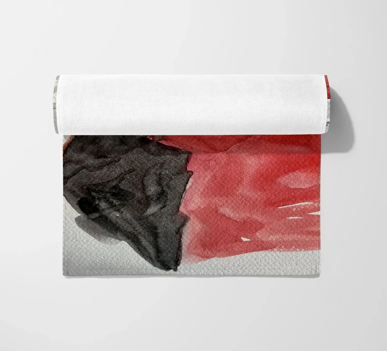Cross section - A watercolour art print beach towel by Leonhard Guertner ART