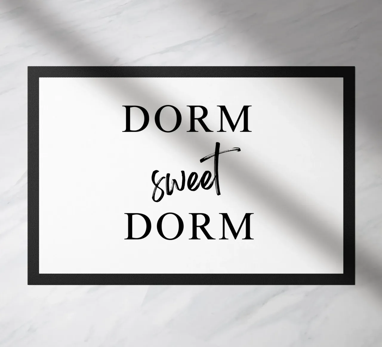 Dorm sweet Dorm zerbino da typostudio