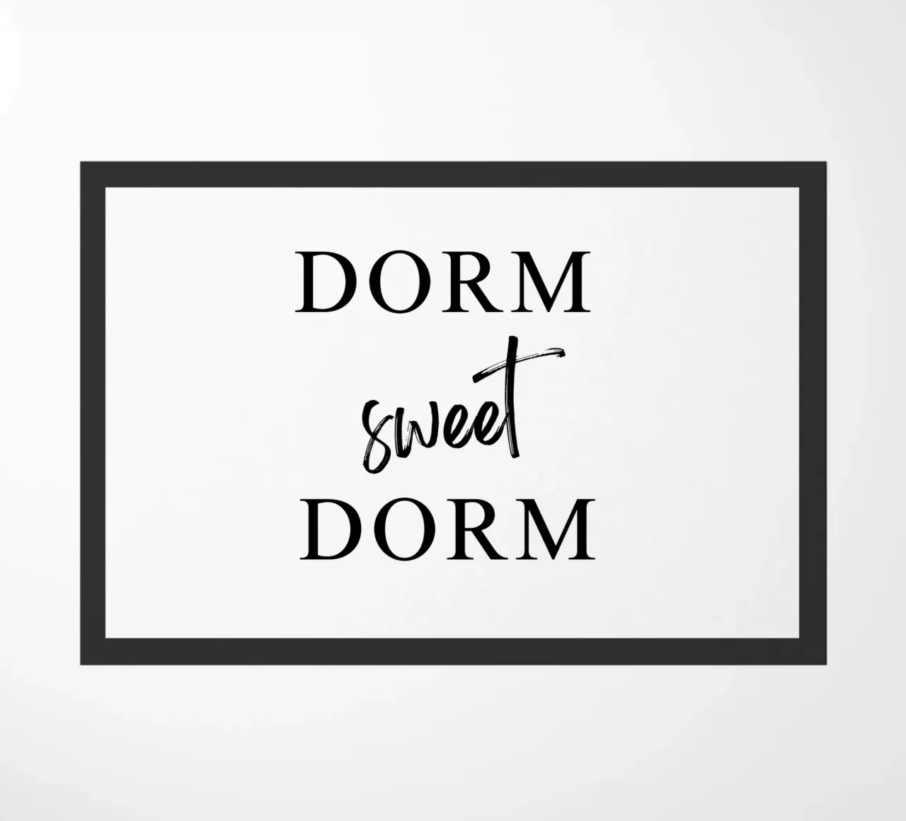 Dorm sweet Dorm zerbino da typostudio