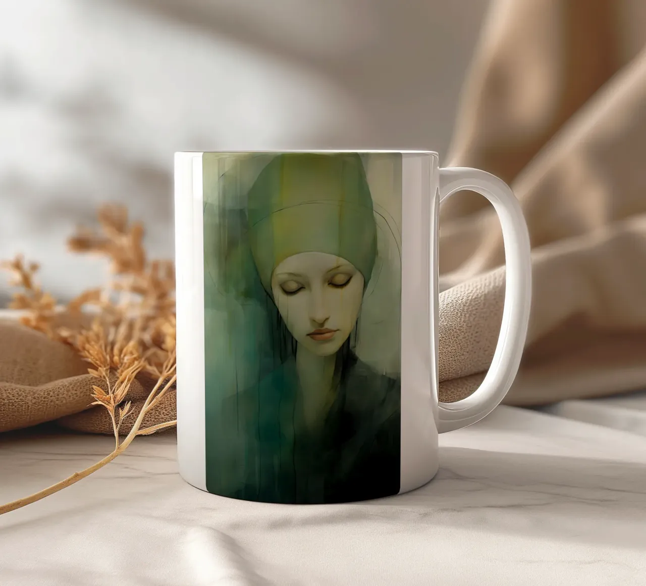 Modello astratto 7 tazza in ceramica da Imagine