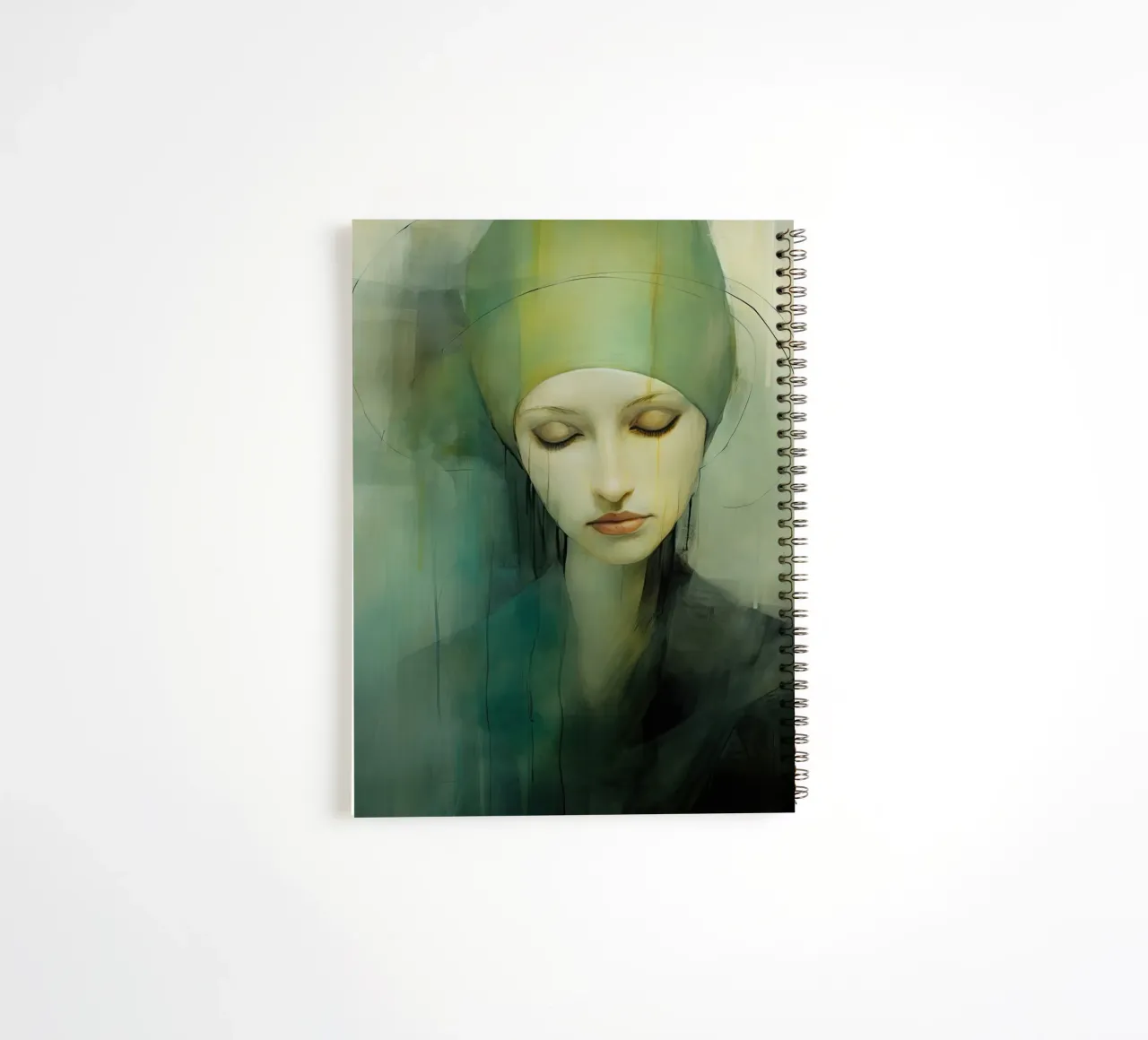 Abstract model 7 spiral notebook by Imagine