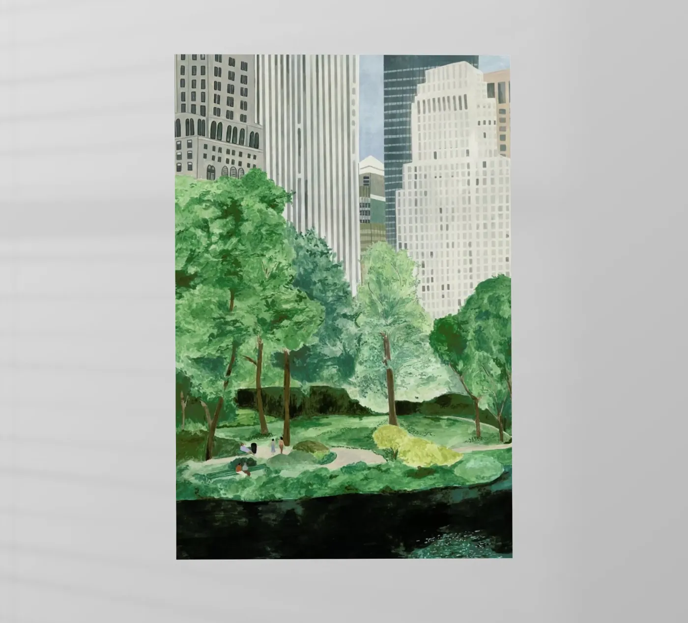 Central Park pellicola backlit da Isabelle Vandeplassche