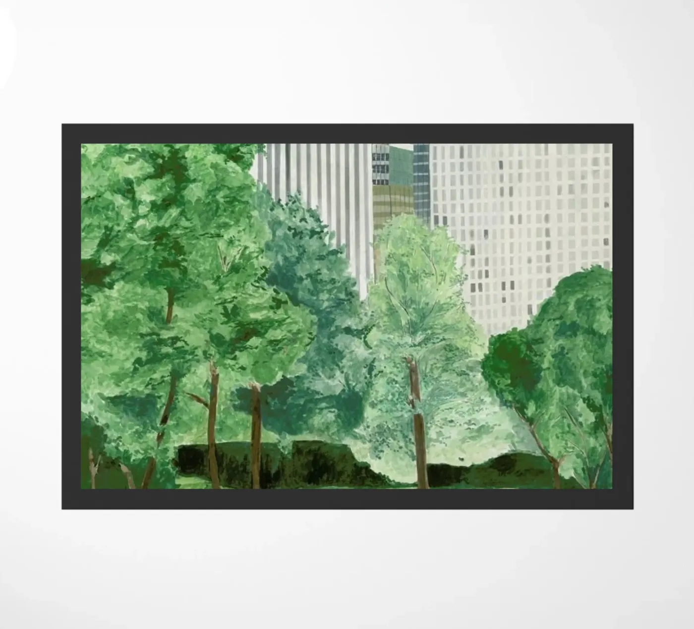 Central Park doormat by Isabelle Vandeplassche