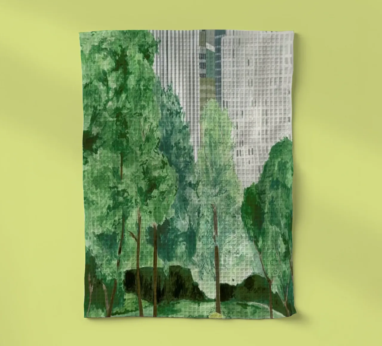 Central Park Geschirrtuch von Isabelle Vandeplassche